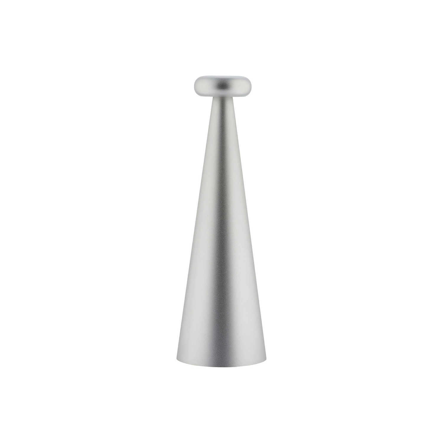Alessi - Schnurlosleuchte Bedin - Grau - Eloxiertes Aluminium - Designer Alessandro Stabile