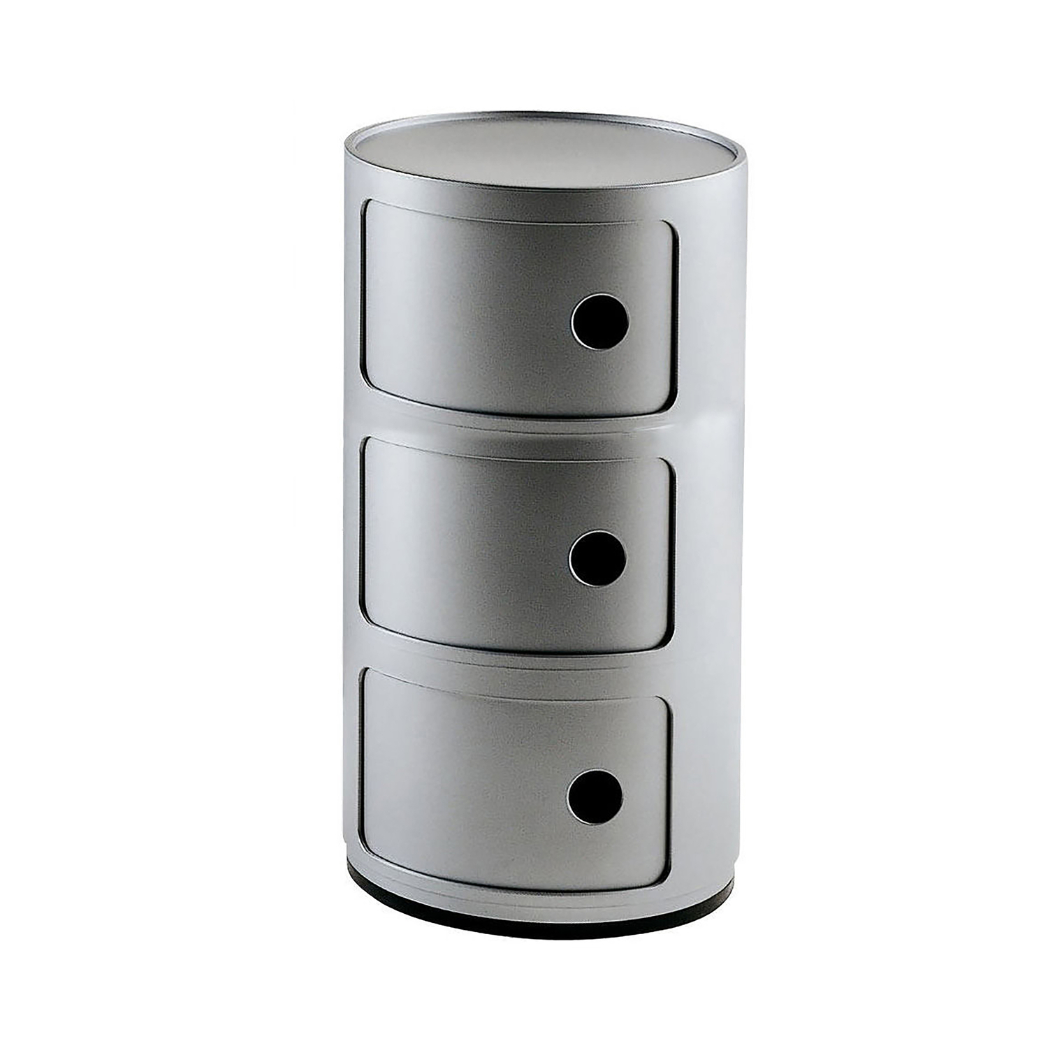 Kartell - Ablage Componibili - Silber - Abs - Designer Anna Castelli Ferrieri