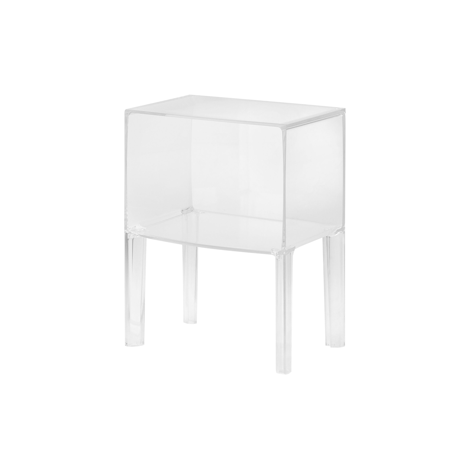 Kartell Light - Bedside Table Ghost - Transparent - Pmma - Designer Philippe Starck With Eugeni Quitllet