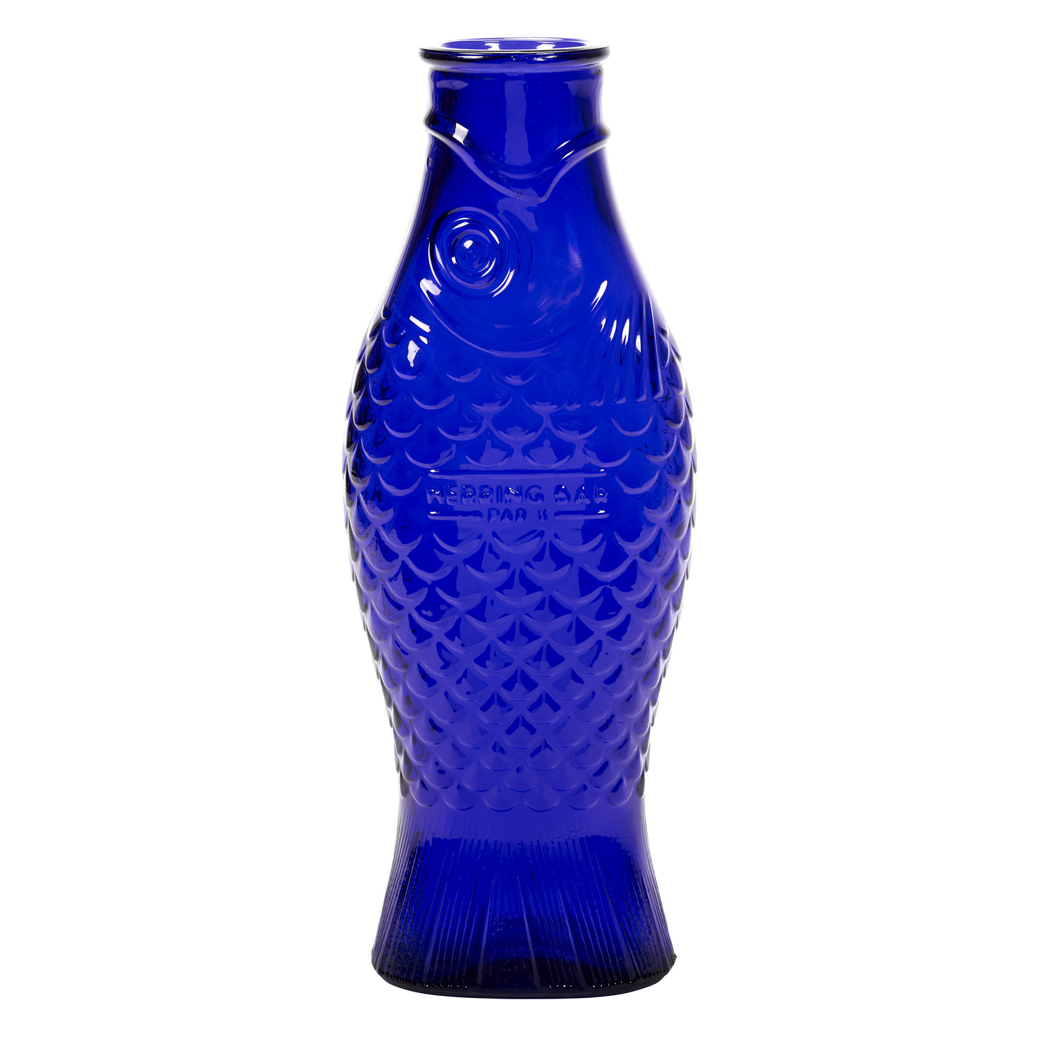 Serax - Karaffe Fish & Fish Table - Blau - Pressglas - Designer Paola Navone