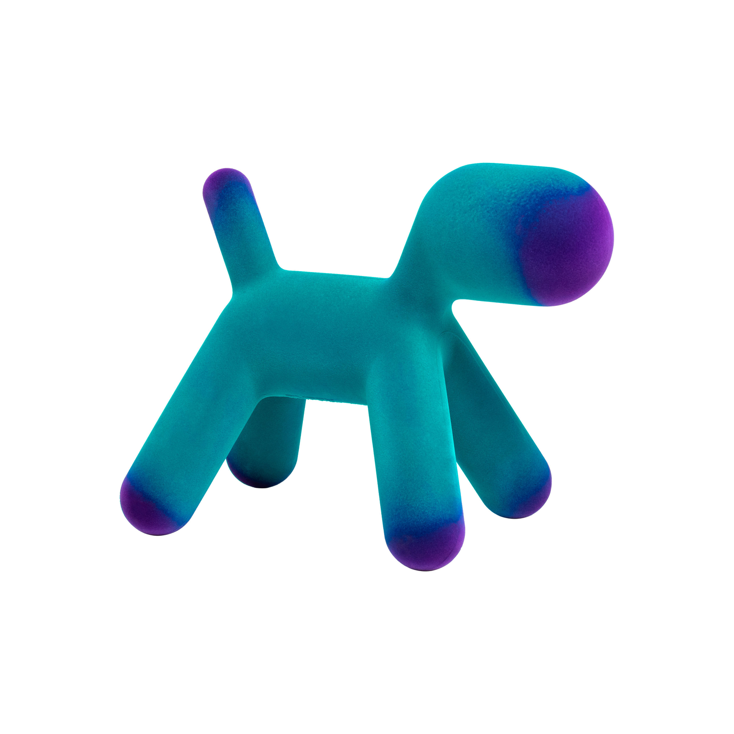 Magis Blue - Decoration Puppy - Flocked Polyethylene - Designer Eero Aarnio