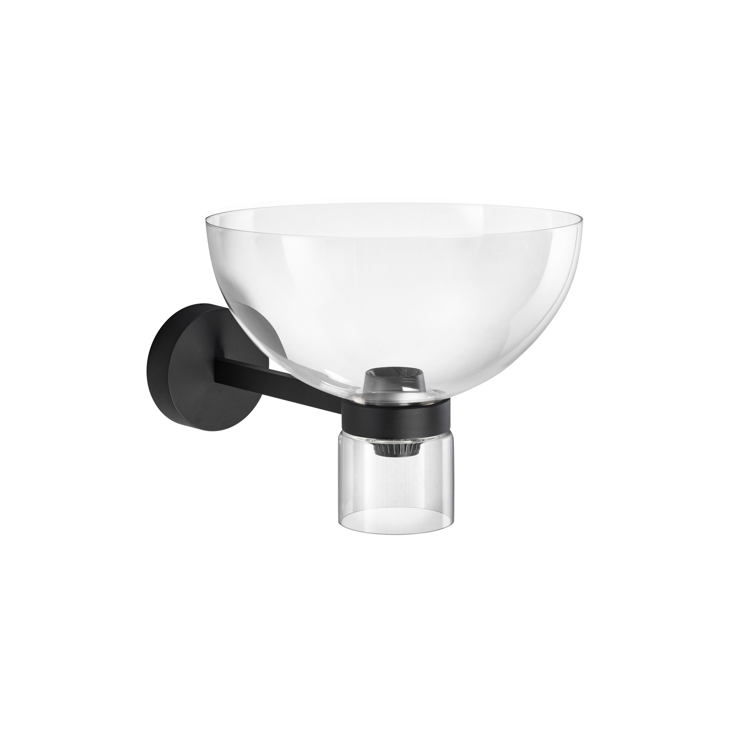Flos Light/Black - Wall Nocturne - Blown Borosilicate Glass - Designer Konstantin Grcic
