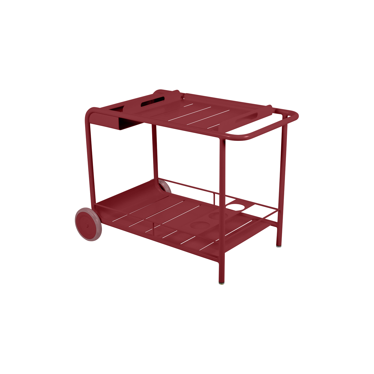 Fermob Red - Dresser Luxembourg - Lacque Aluminium - Designer Frédéric Sofia