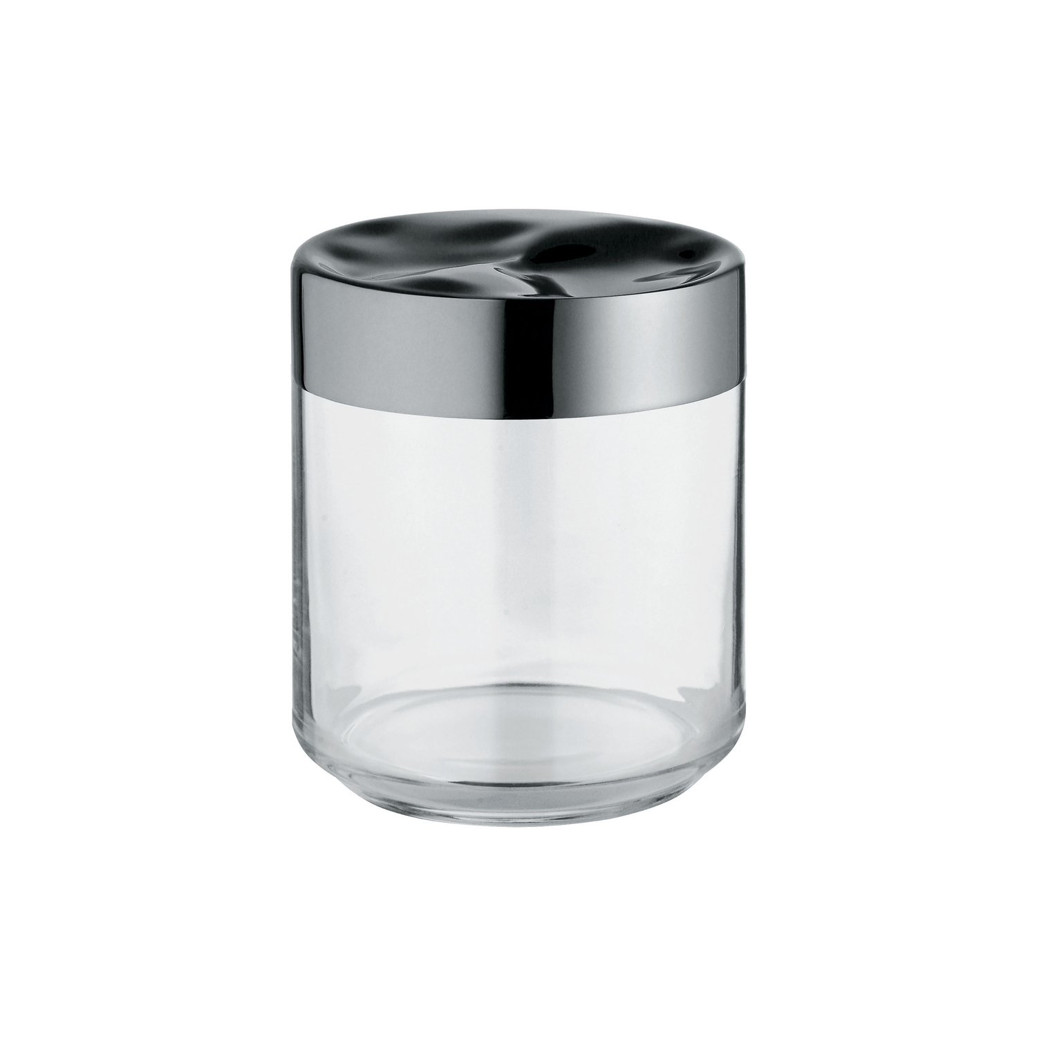 Alessi - Airtight Jar Julieta - Transparent - Stainless Steel - Designer Lluis Clotet