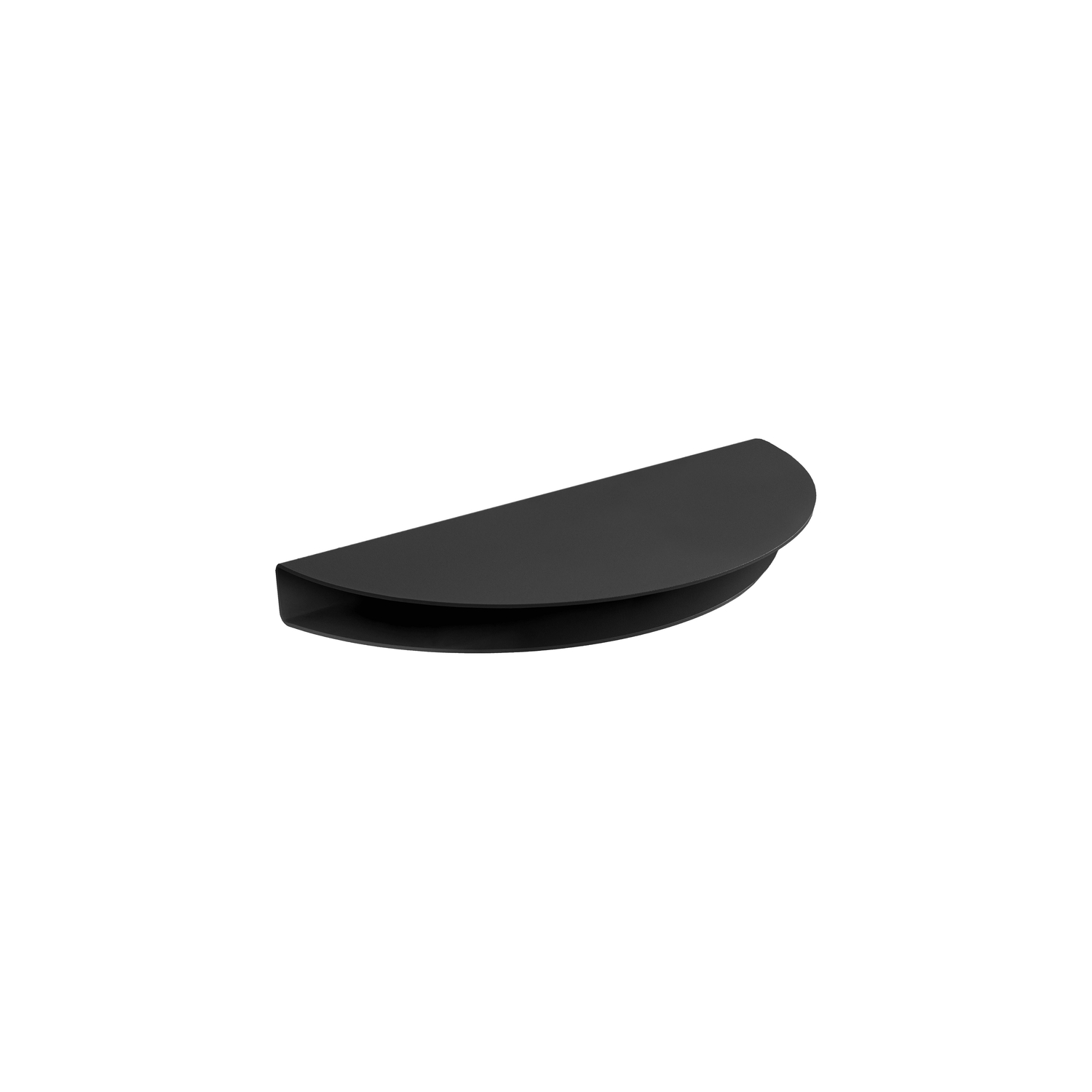 Moebe Black - Shelf Half Moon - Steel