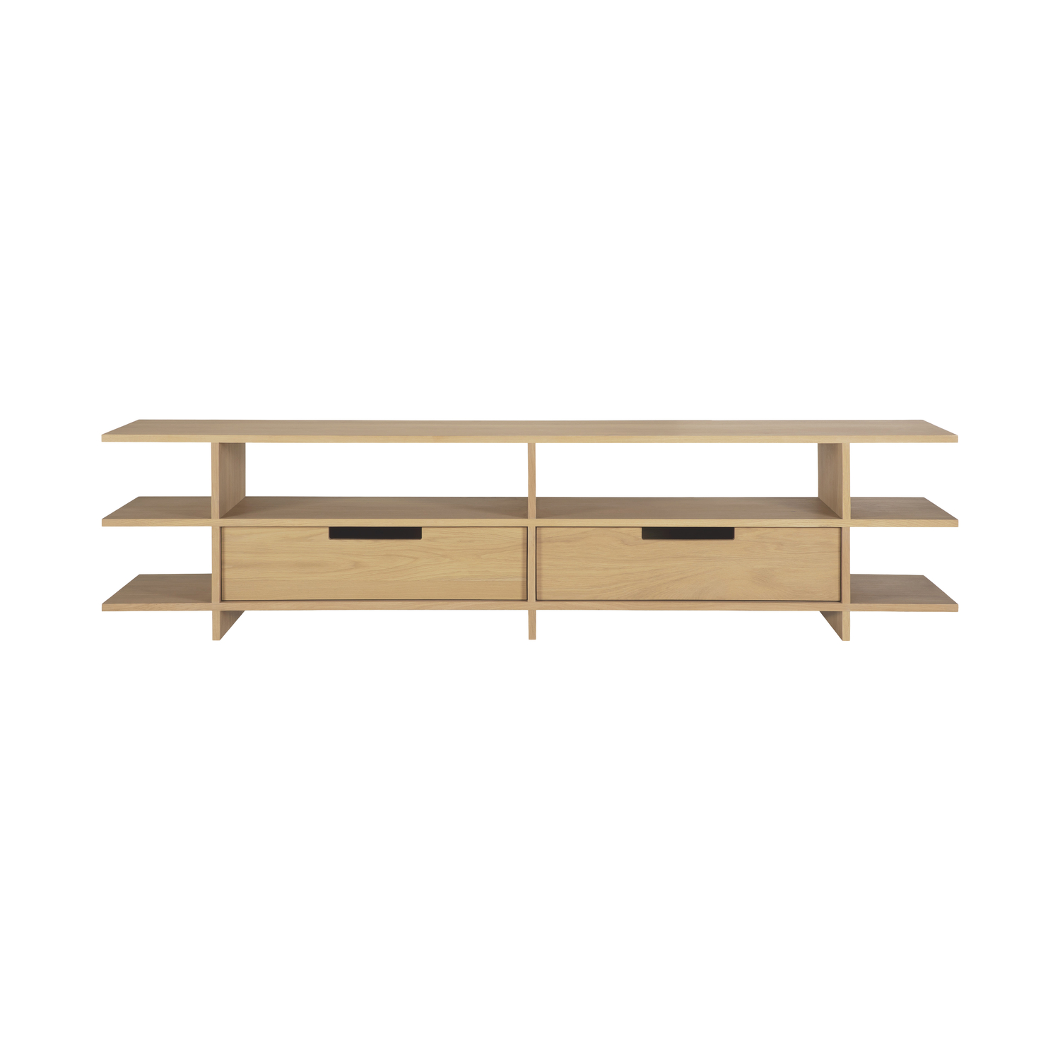 Ethnicraft - Tv Unit Kabuki - Natural Wood - Oiled Solid Oak - Designer Reynaldo Zapp