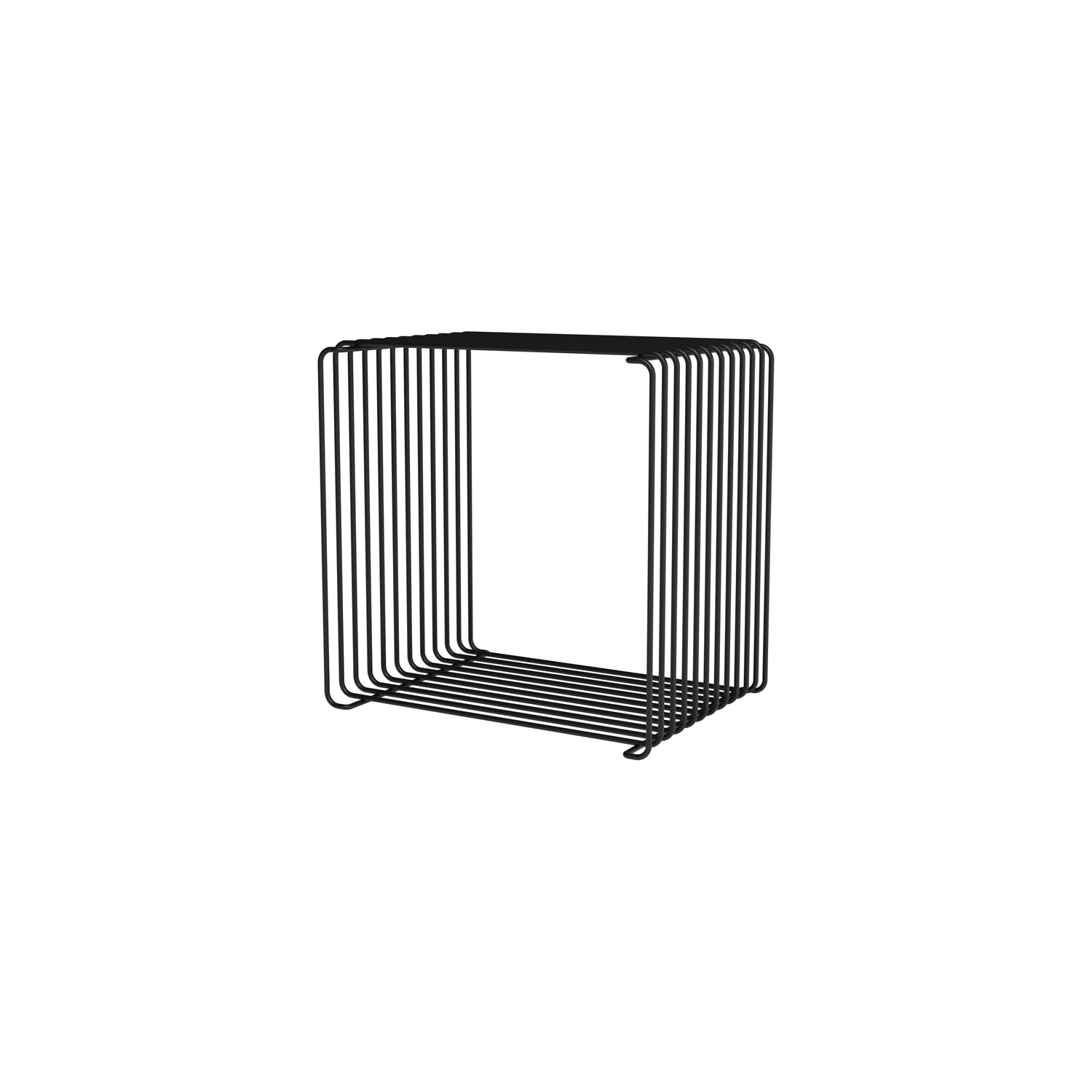 Montana Black - Shelf Panton - Lacquered Stainless Steel Wire - Designer Verner Panton