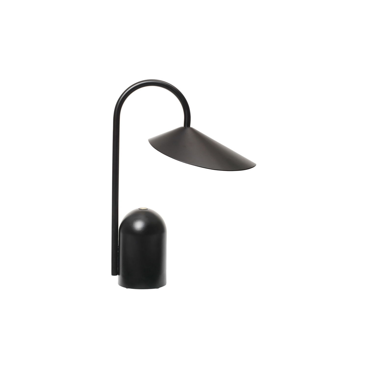 Ferm Living Black - Wireless Rechargeable Lamp Arum - Iron