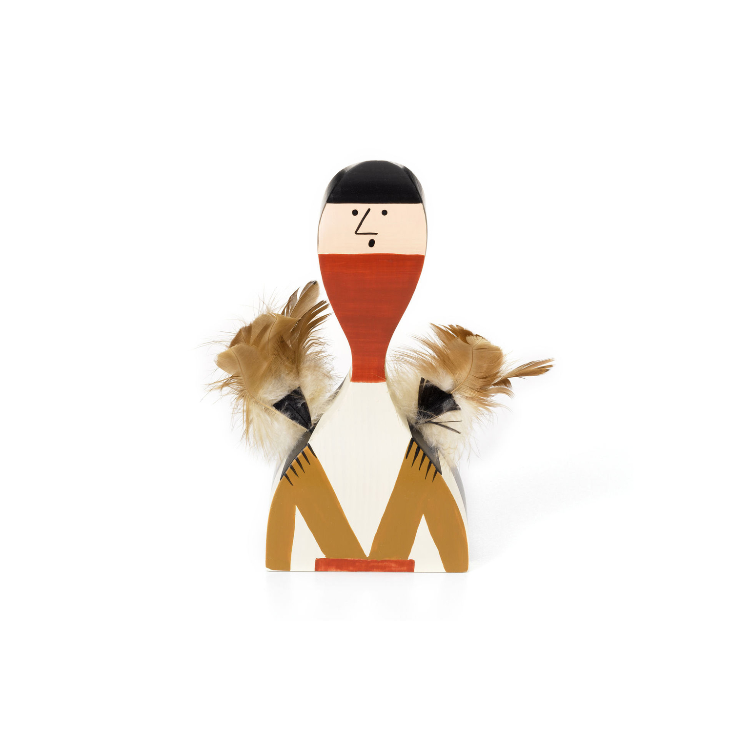 Vitra - Decoration Wooden Dolls Collection - Multicoloured - Fir-Tree - Designer Alexander Girard