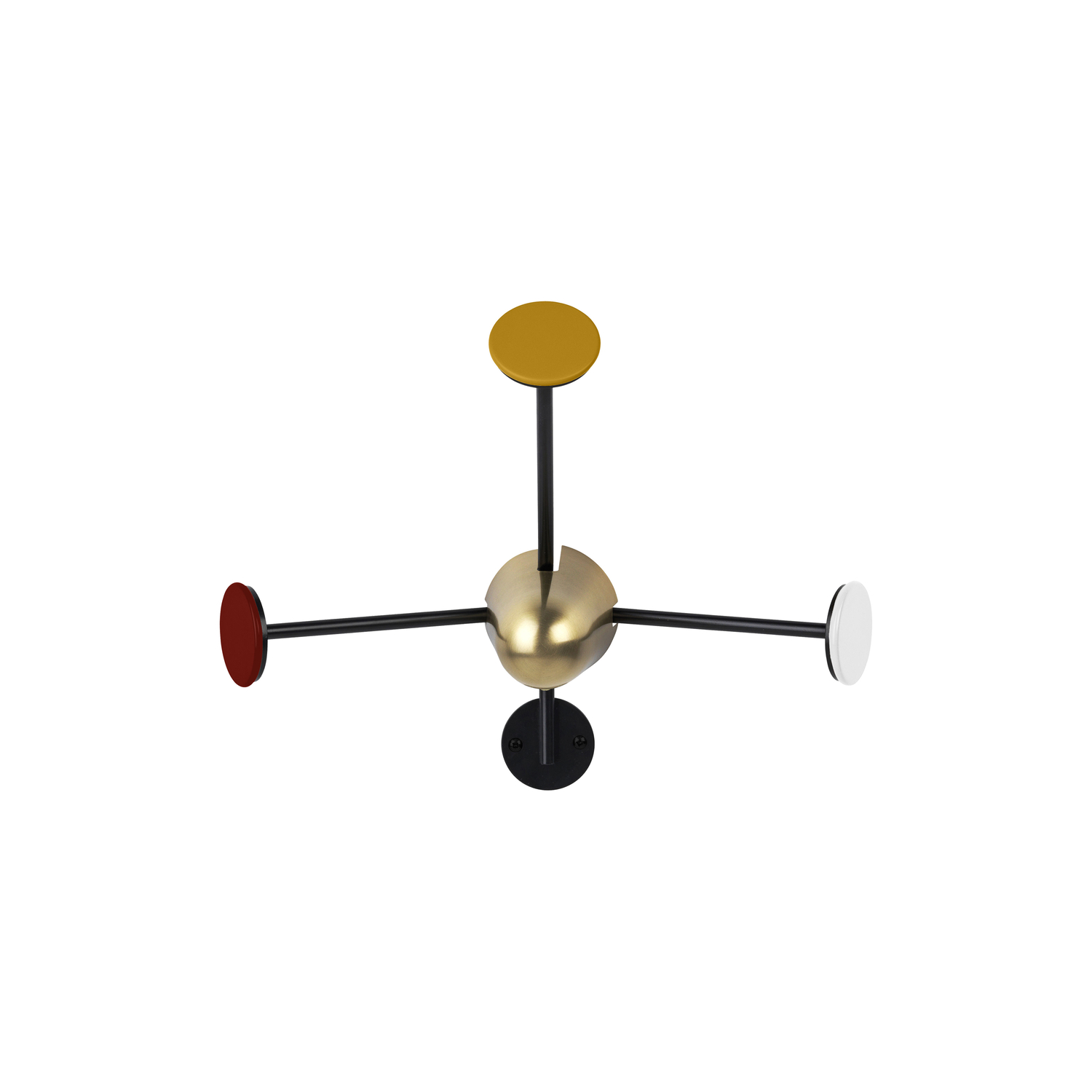 Gubi - Wall Coat Rack Matégot - Multicoloured - Painted Stainless Steel - Designer Mathieu Matégot