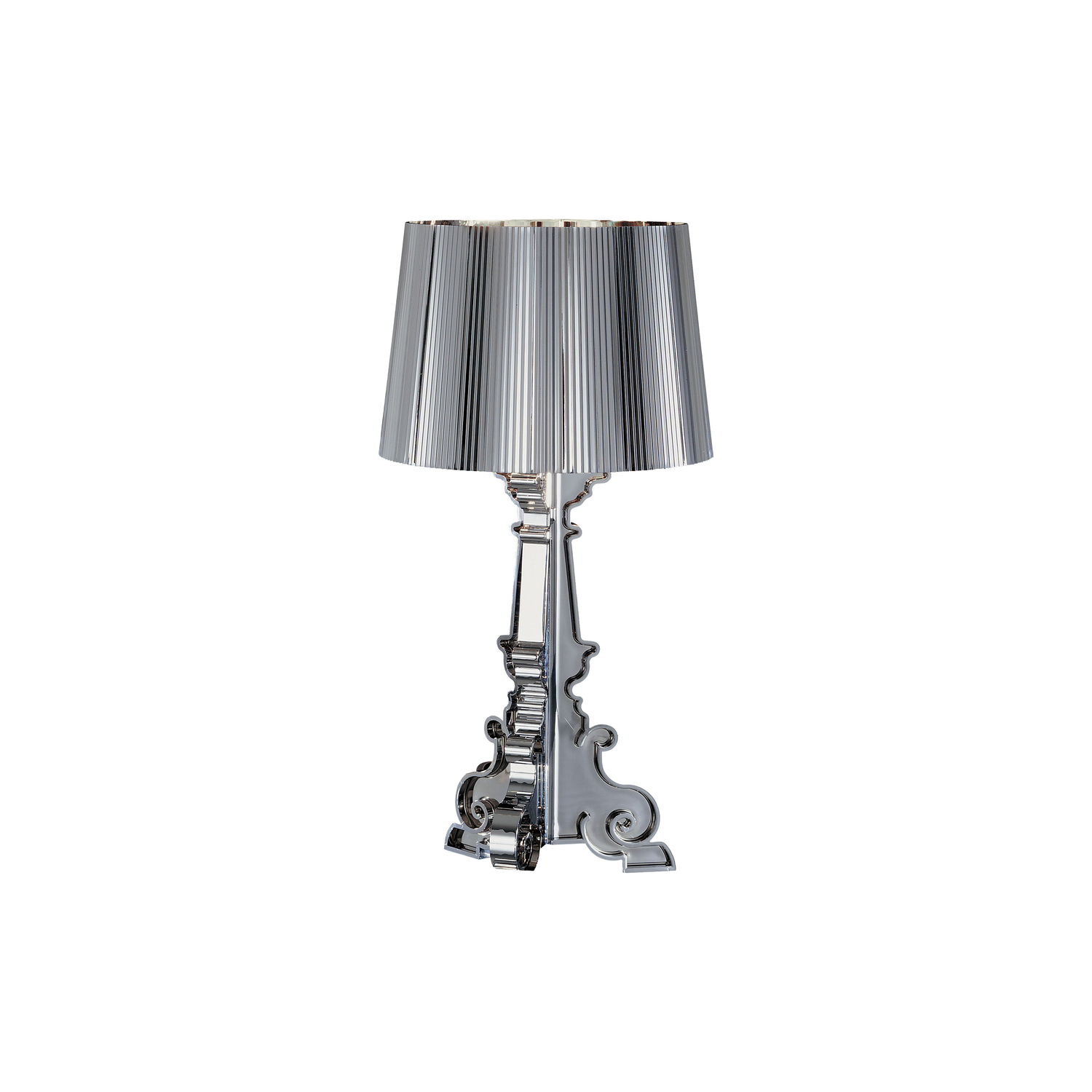 Kartell - Lampe de table Bourgie - Métal - ABS chromé - Designer Ferruccio Laviani