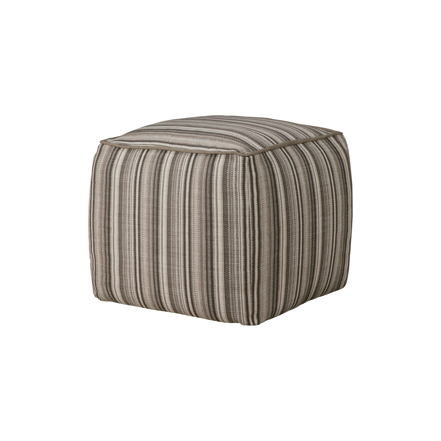 Ethnicraft - Pouf d'extérieur ZAHARA - Gris - Tissu polypropylène
