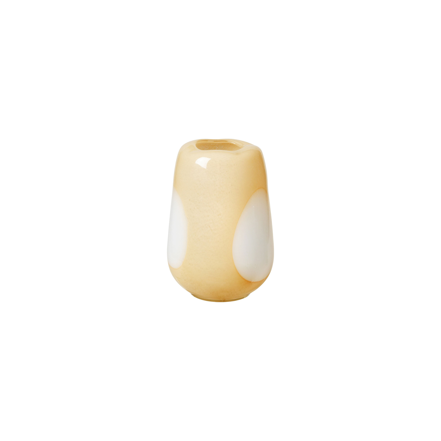 Broste Copenhagen Yellow - Vase Ada - Mouth Blown Glass