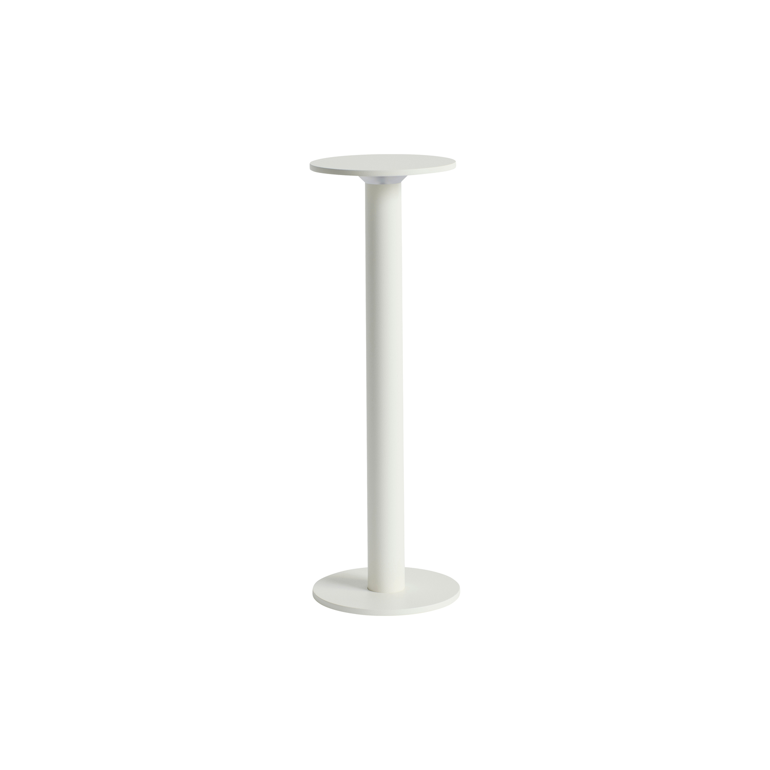 Hay White - Wireless Rechargeable Outdoor Lamp Host - Thermolacquered Aluminium - Designer Studio