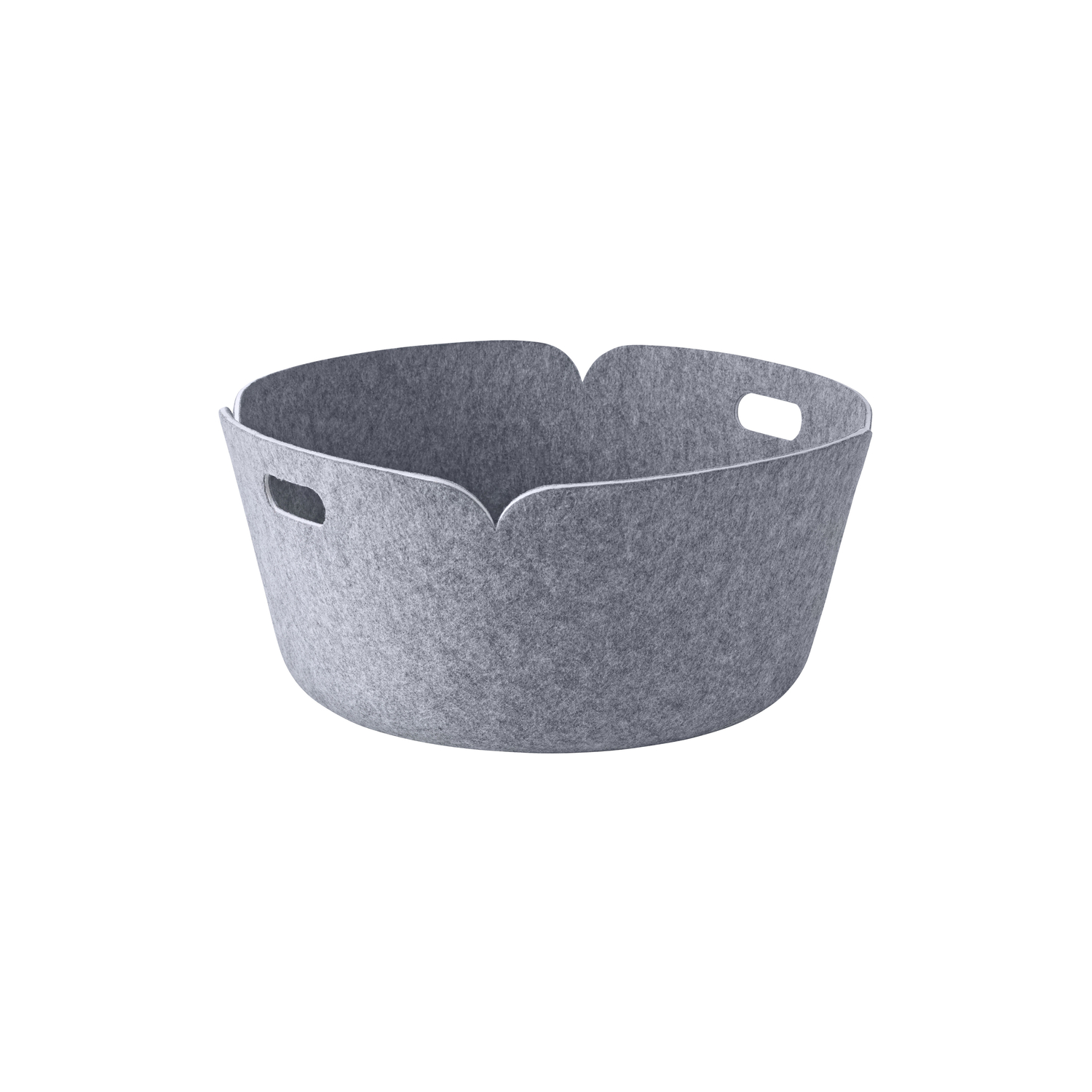 Muuto Grey - Basket Restore - Recycled Felt - Designer Mika Tolvanen
