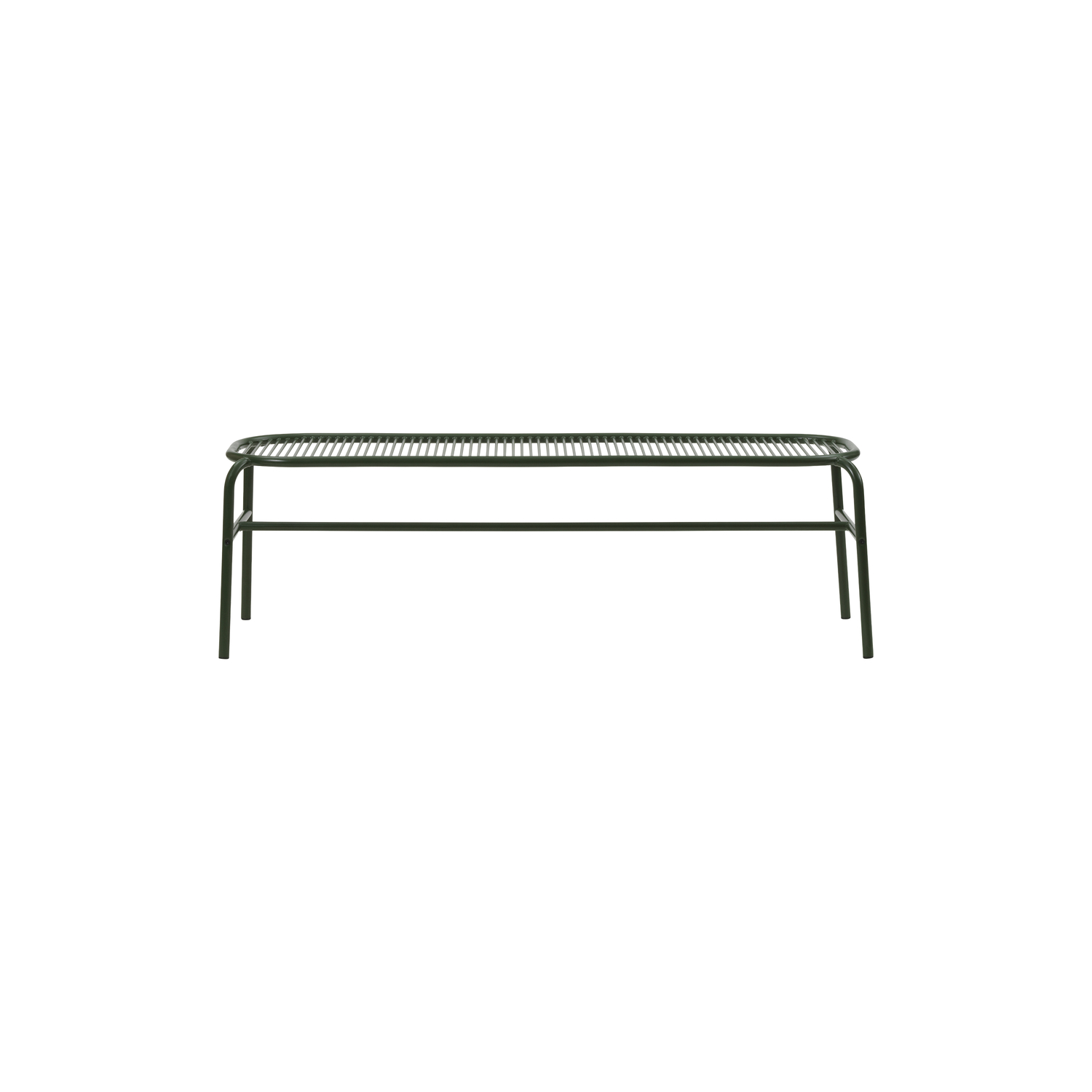 Normann Copenhagen Green - Bench Vig - Powder Coated Steel - Designer Simon Legald