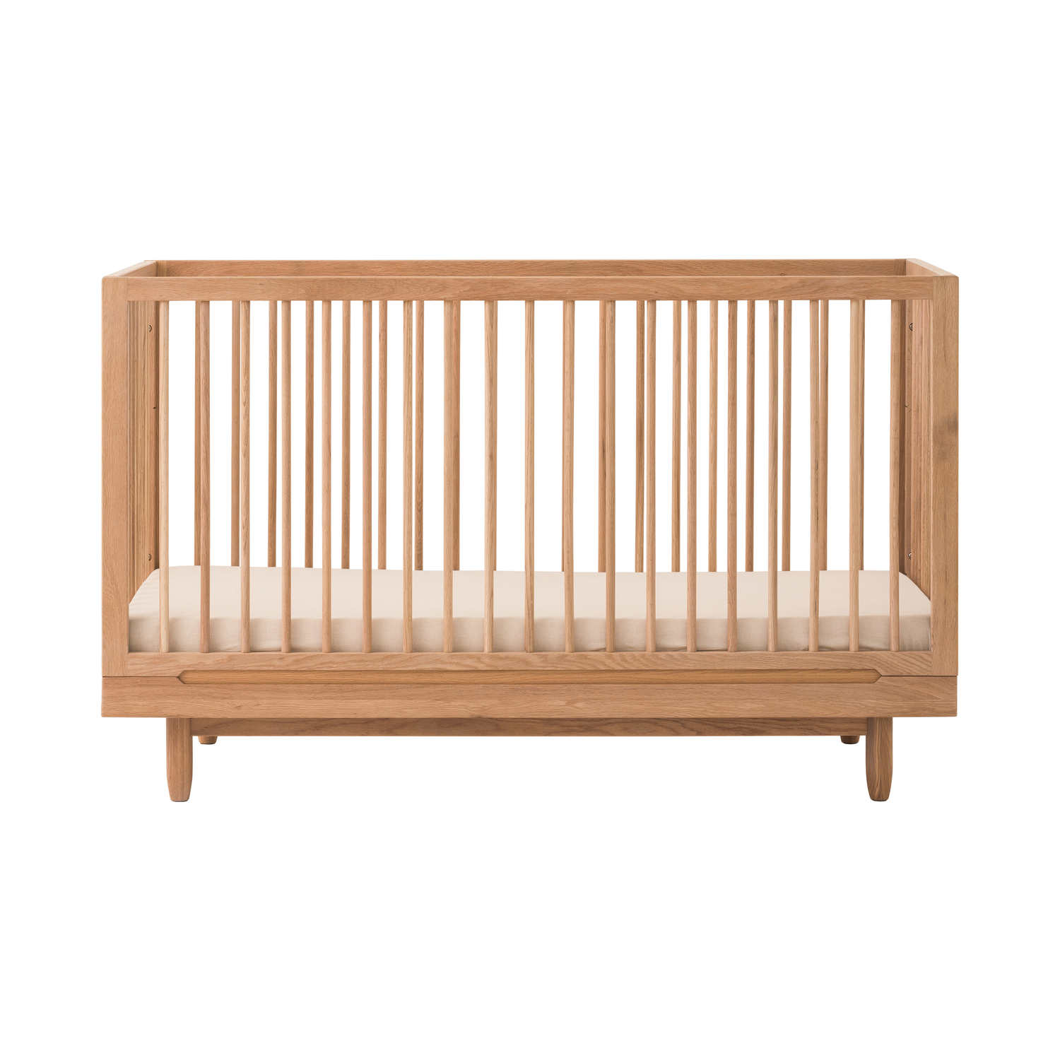 Nobodinoz - Convertible Baby Bed Pure - Natural Wood - Solid Oak
