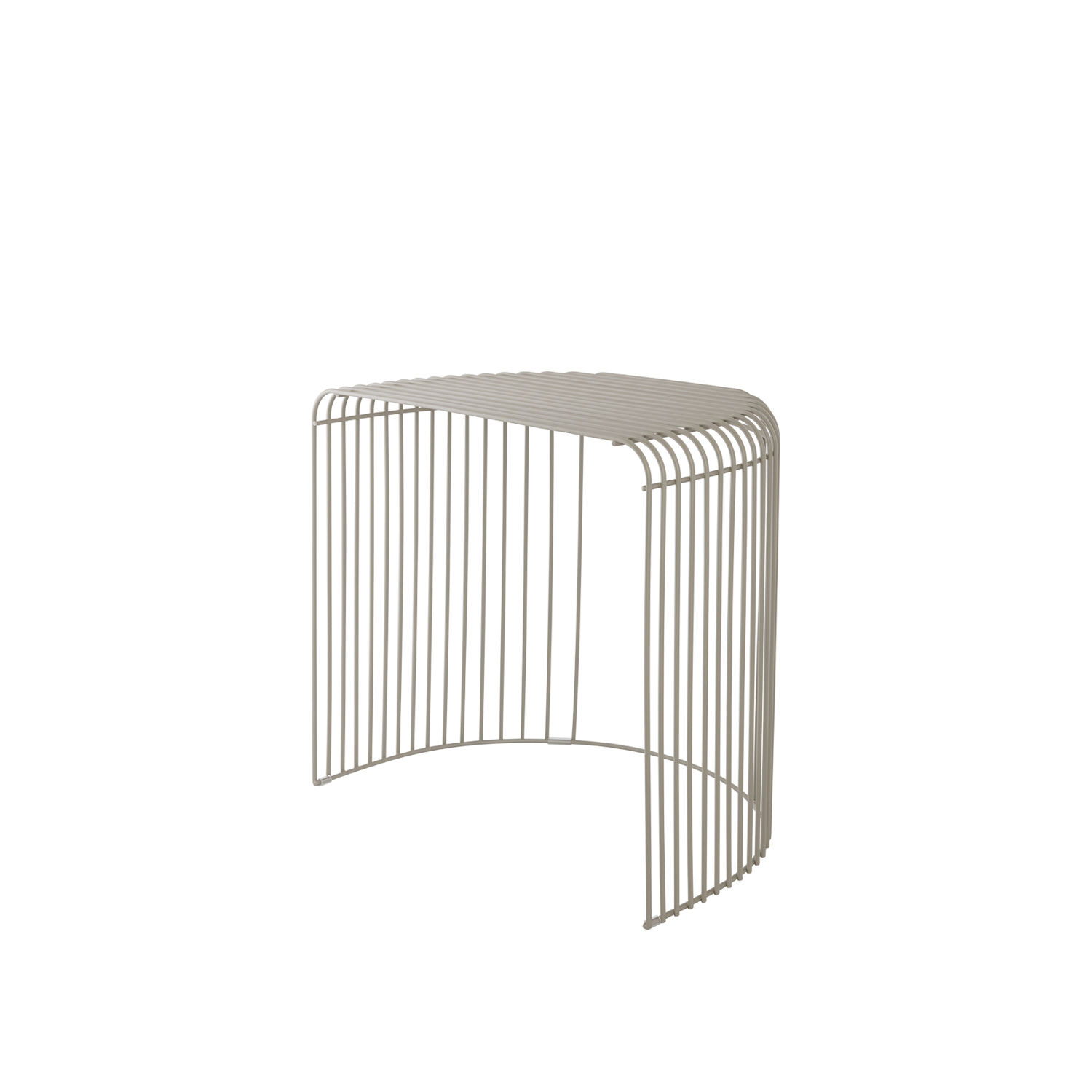Aytm Beige - End Table Curva - Steel