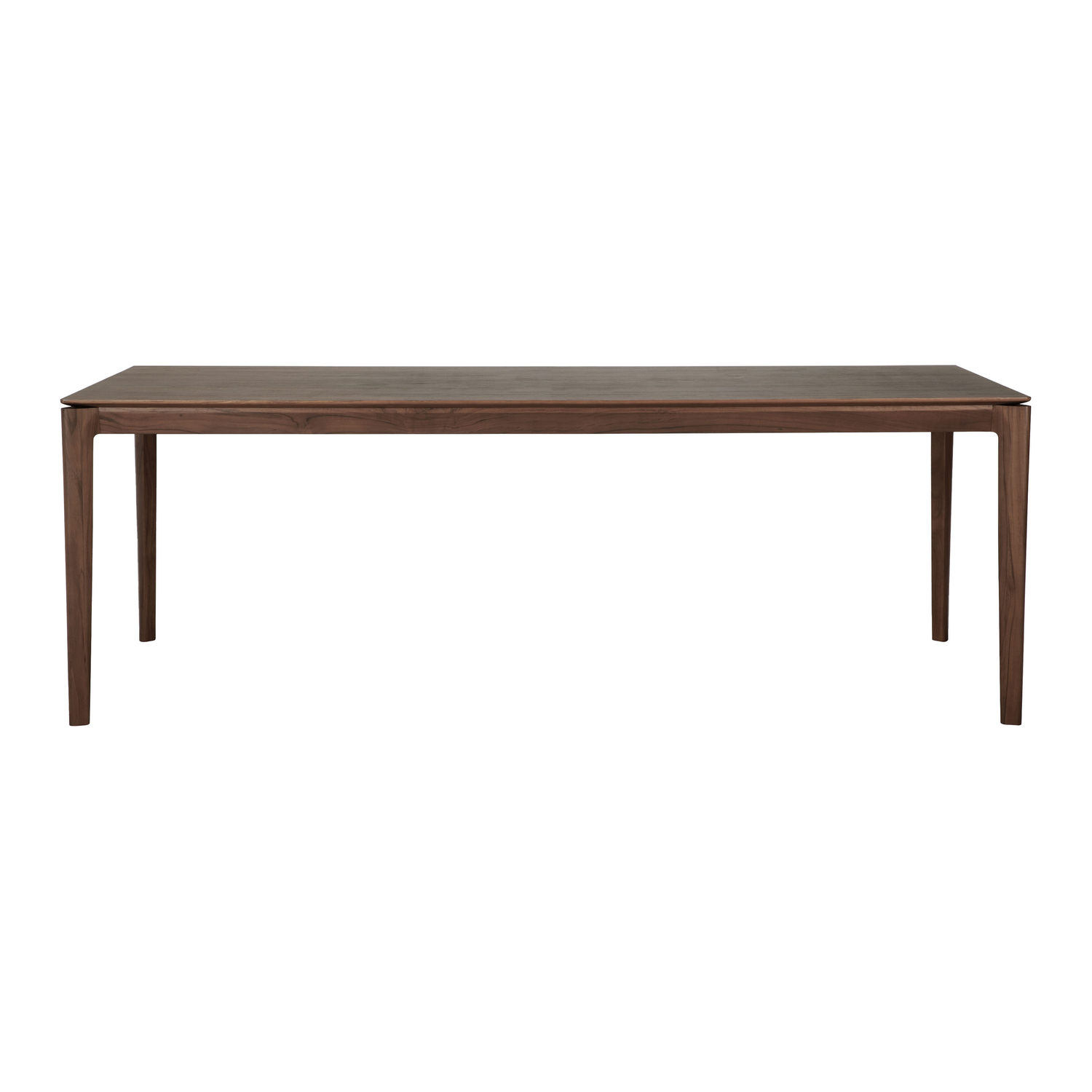 Ethnicraft Brown - Rectangular Table Bok - Stained Solid Teak - Designer Alain Van Havre