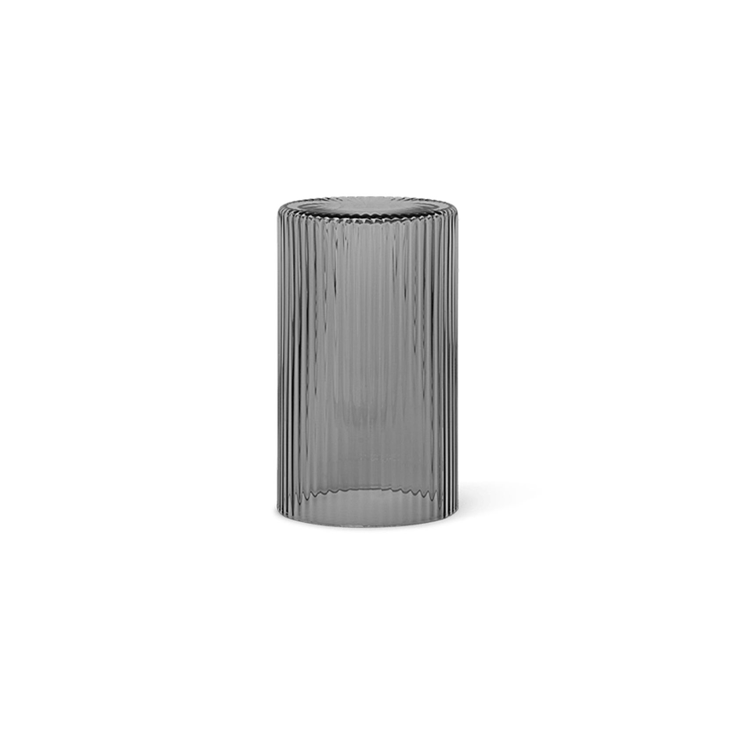 Ferm Living Grey - Glass Ripple - Mouth Blown Glass - Designer Trine Andersen