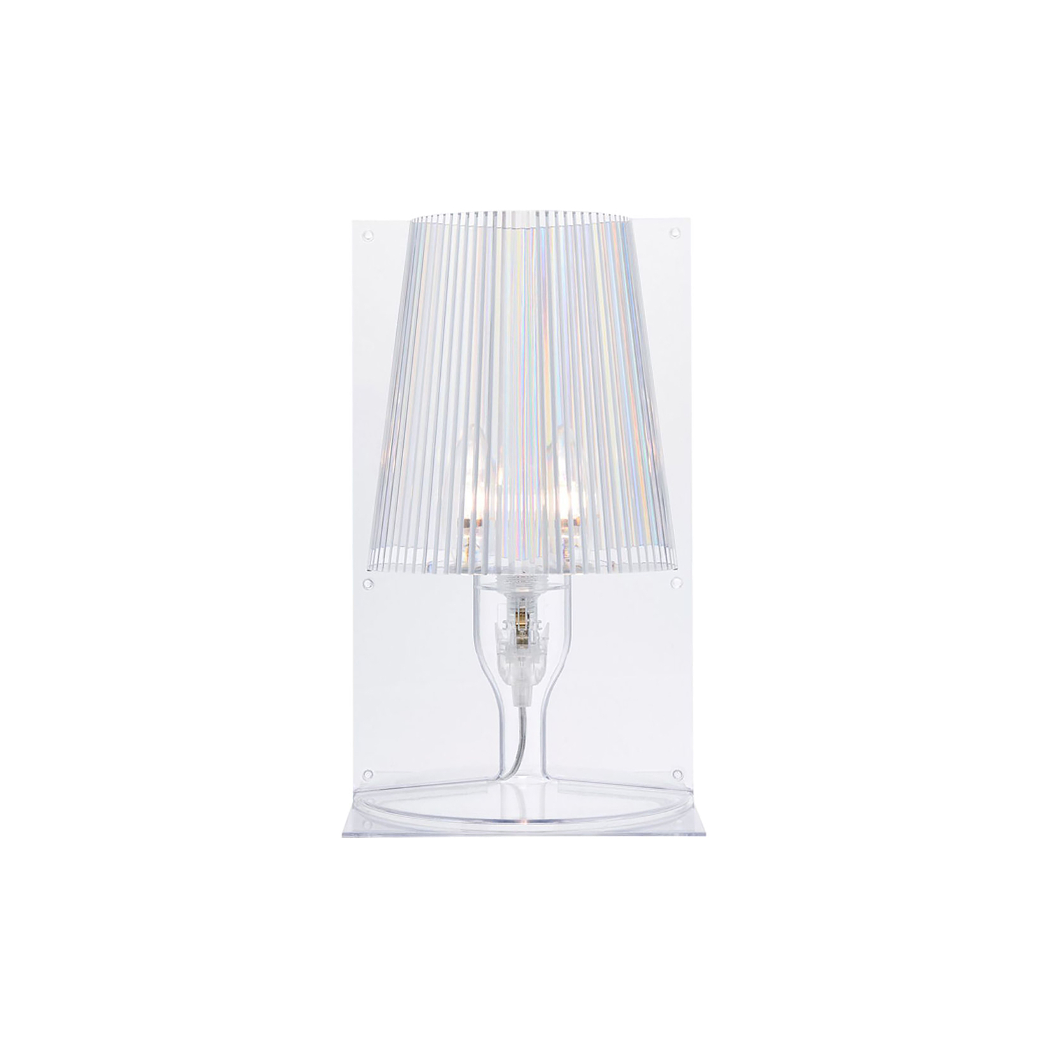 Kartell - Tischleuchte Take - Transparent - Polycarbonat 2.0 - Designer Ferruccio Laviani