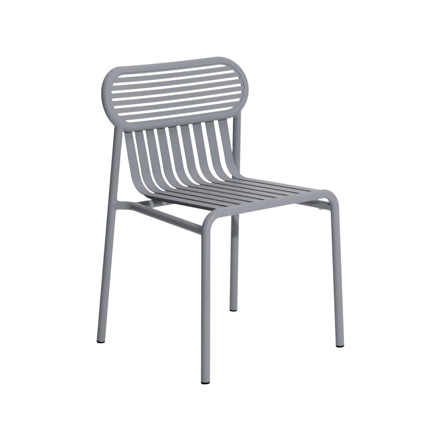 Petite Friture Grey - Stacking Chair Week-End - Aluminium - Designer Studio Brichetziegler