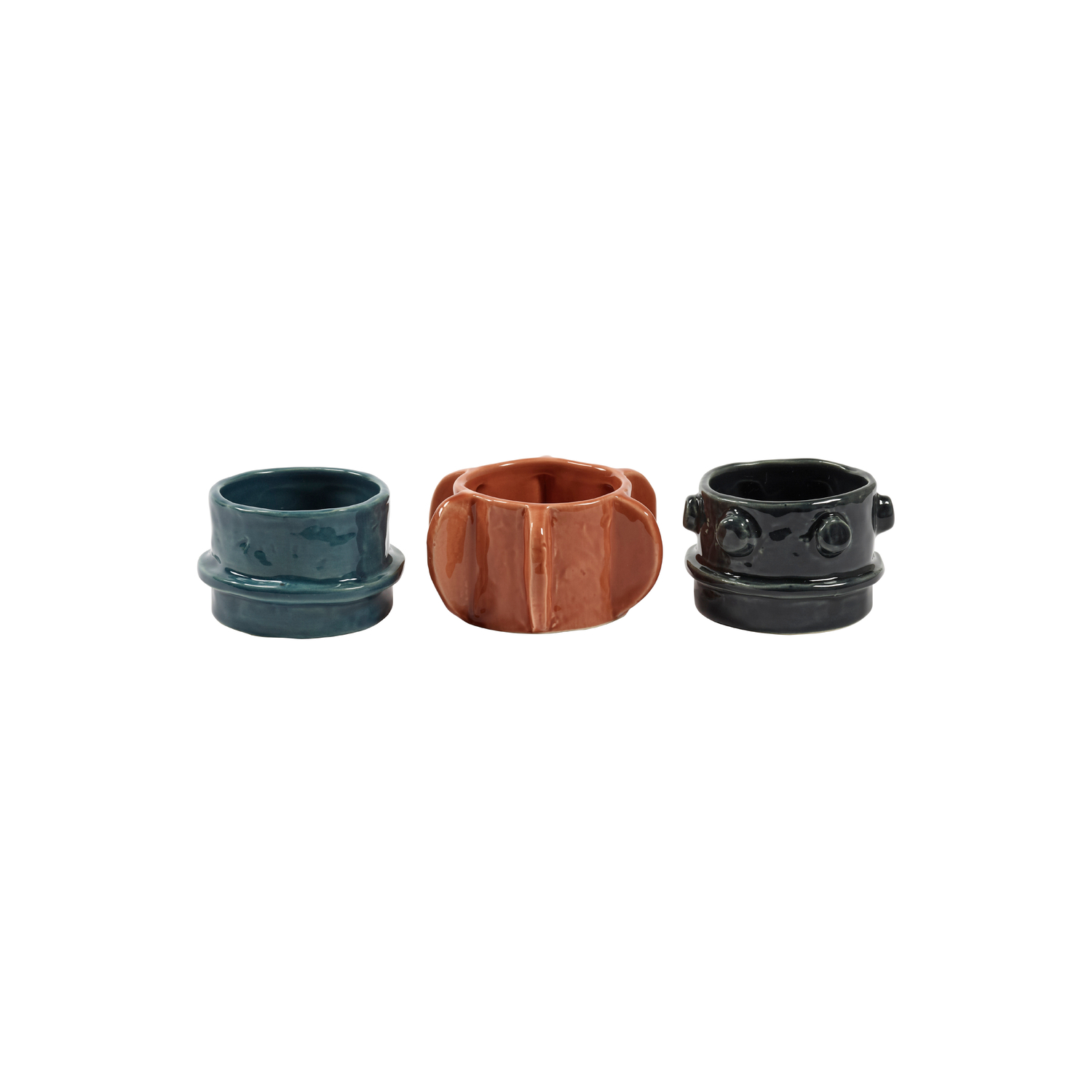Serax Light - Set Of 3 Molly - Multicoloured - Enamelled Sandstone - Designer Marie Michielssen