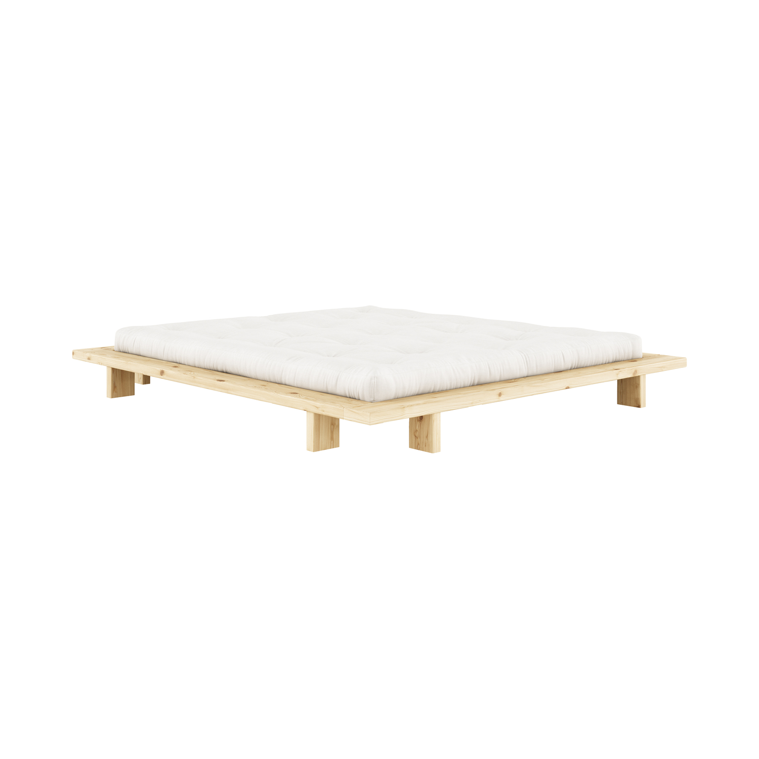 Karup - Double Bed Japan - Natural Wood - Fsc-Certified Solid Pine