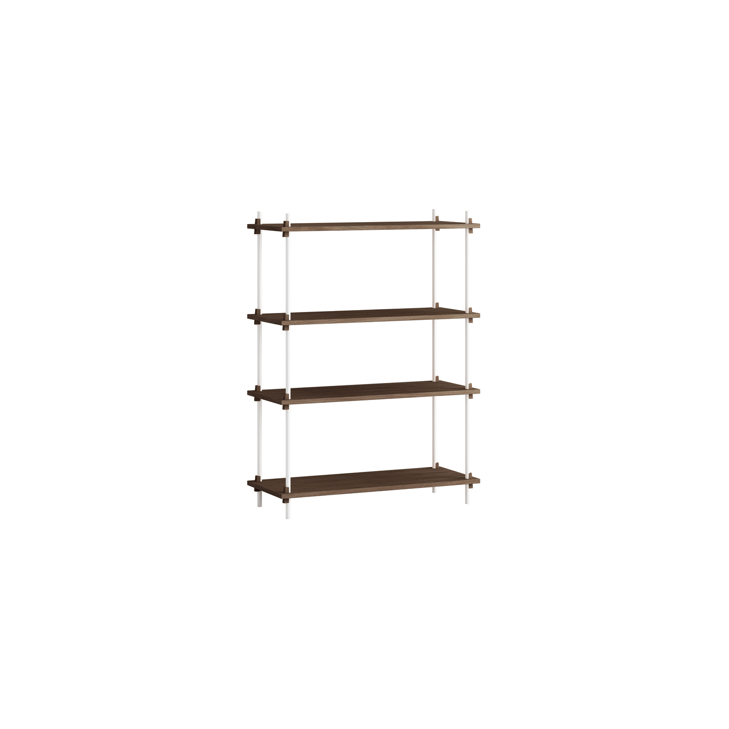 Moebe - Shelf Shelving System - Brown - Oak Veneer Mdf