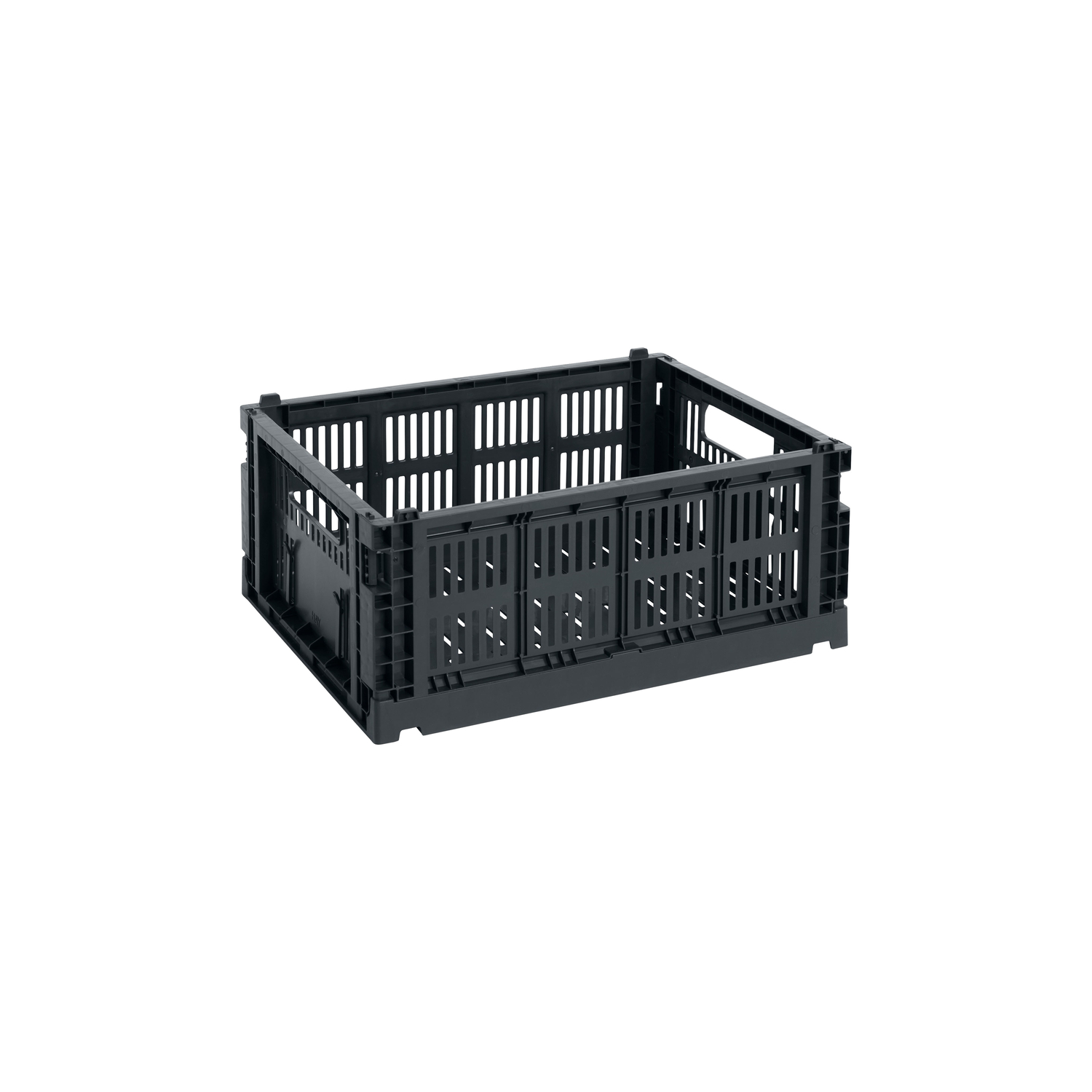 Hay Grey - Basket Colour Crate - Recycled Polypropylene - Designer Studio