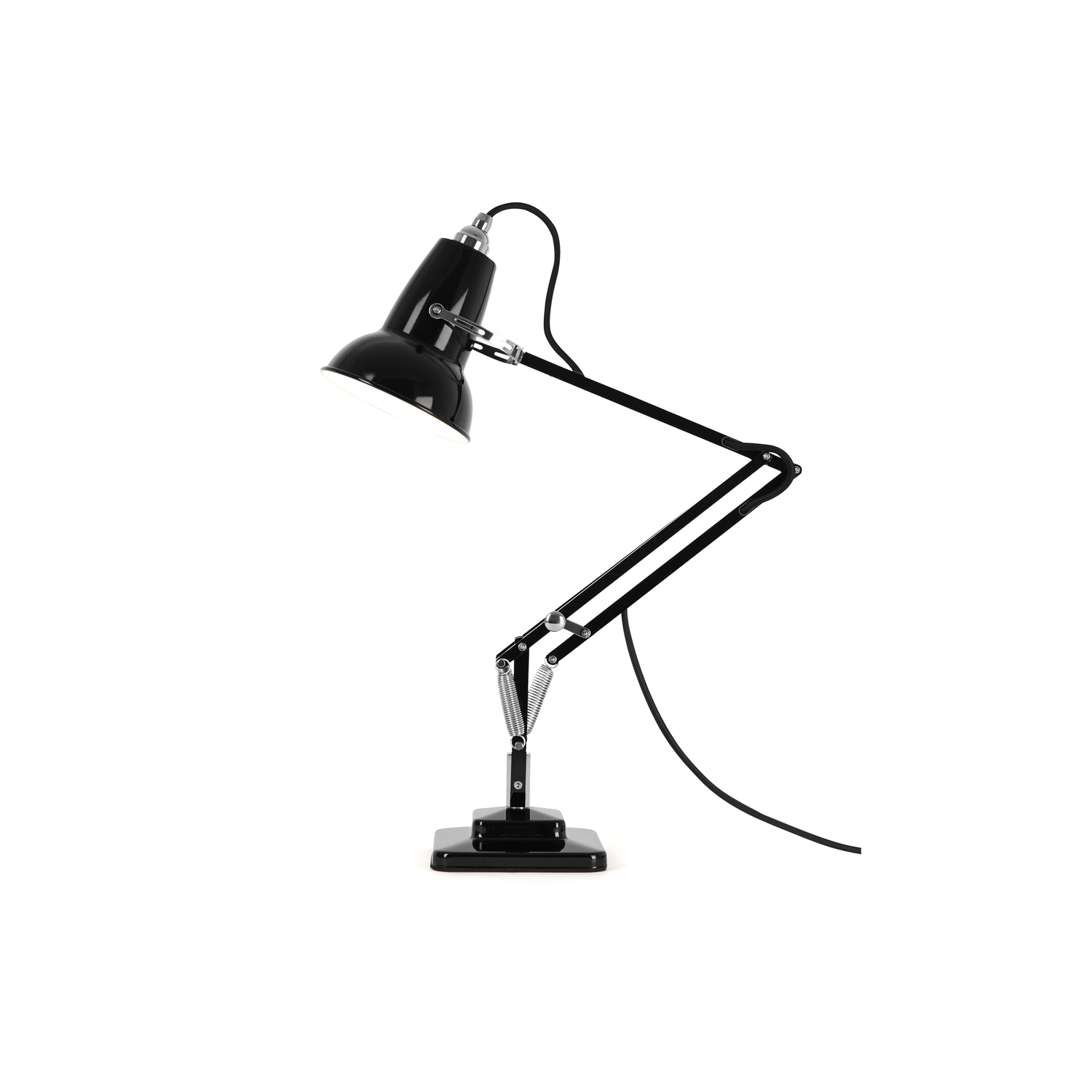 Anglepoise Black - Table Lamp Original 1227 - Cast Iron - Designer George Carwardine