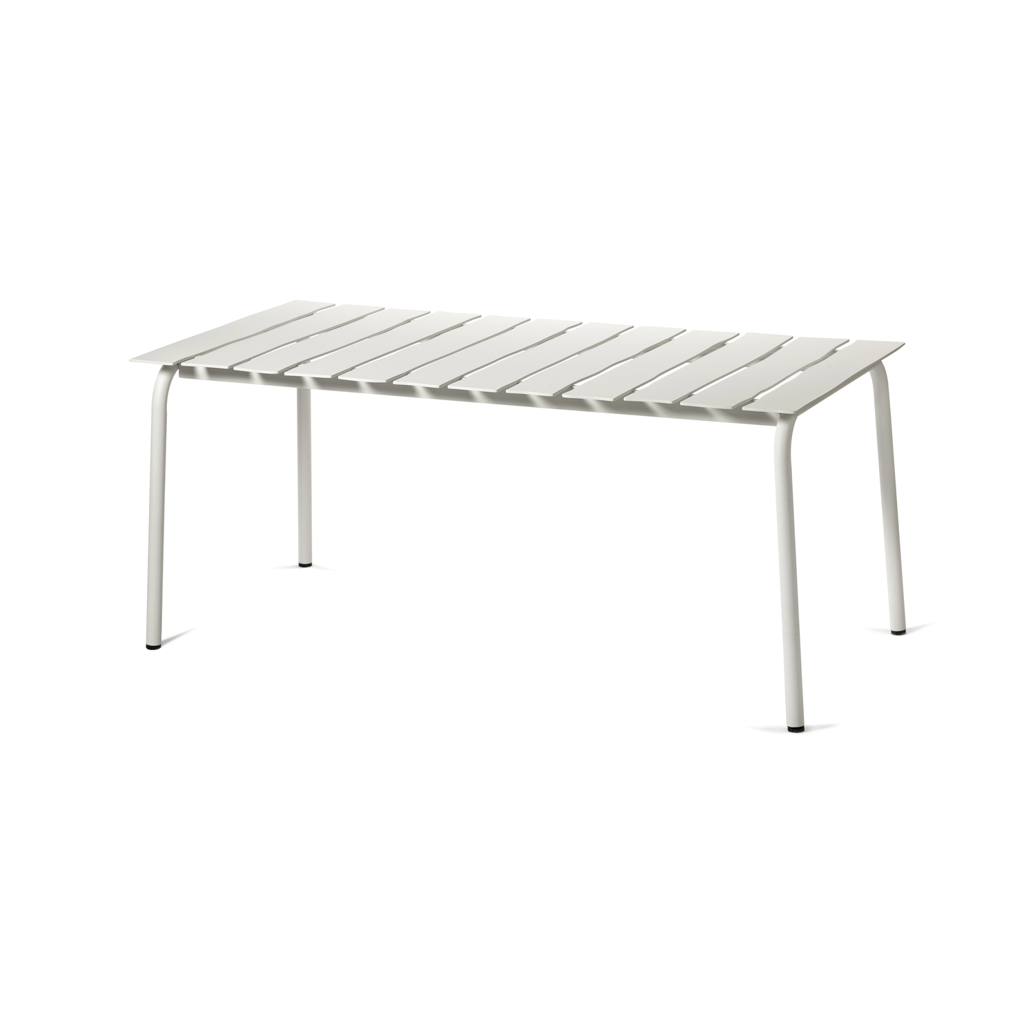 valerie objects - Table rectangulaire Outdoor - Blanc - Aluminium thermolaqué - Designer Maarten Baas