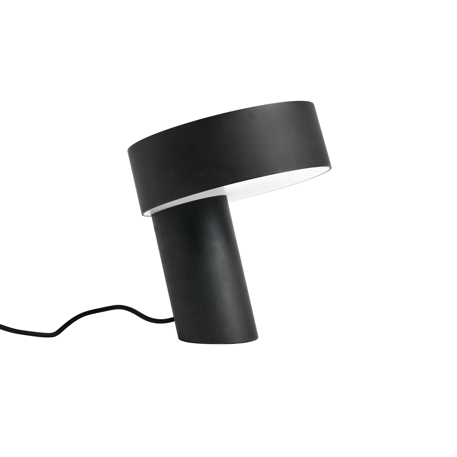 Hay - Lampe de table Slant - Noir - Fonte - Designer Branch
