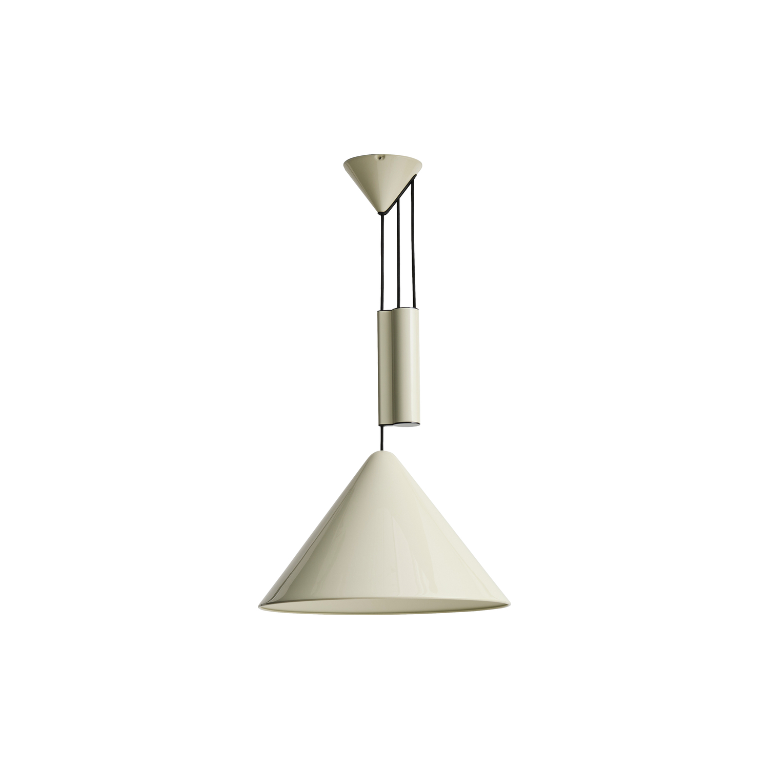 Hay White - Pendant Compass - Lacquered Aluminium - Designer Julien Renault Size 43