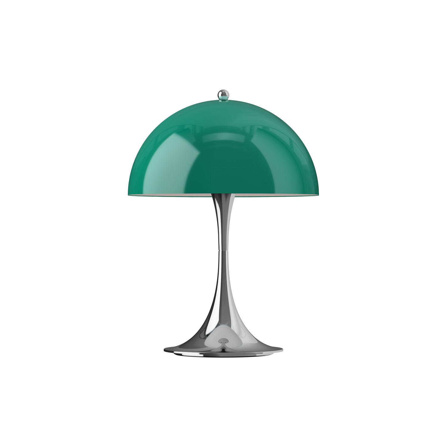 Louis Poulsen Green - Wireless Rechargeable Lamp Panthella - Abs - Designer Verner Panton