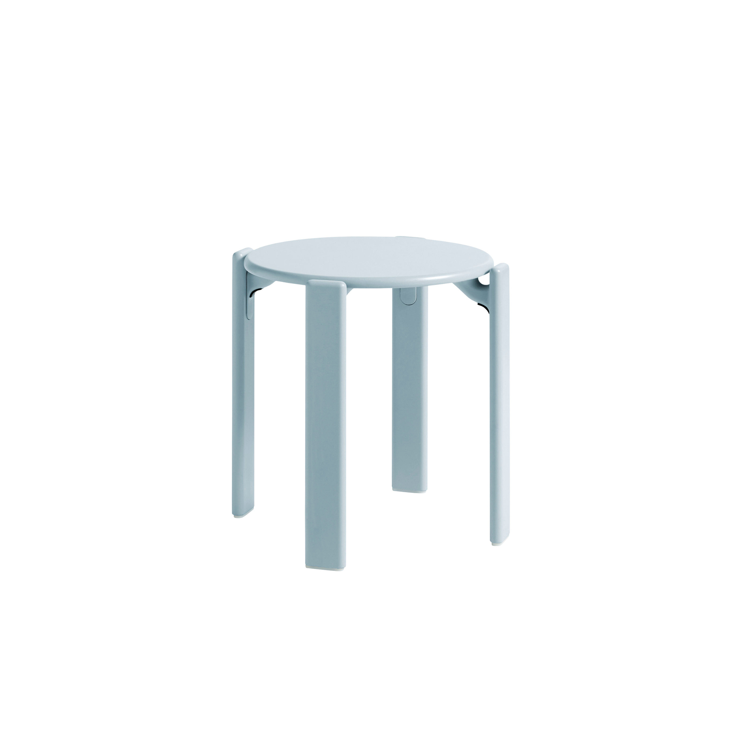 Hay Blue - Stackable Stool Rey - Beechwood Plywood - Designer Bruno Rey