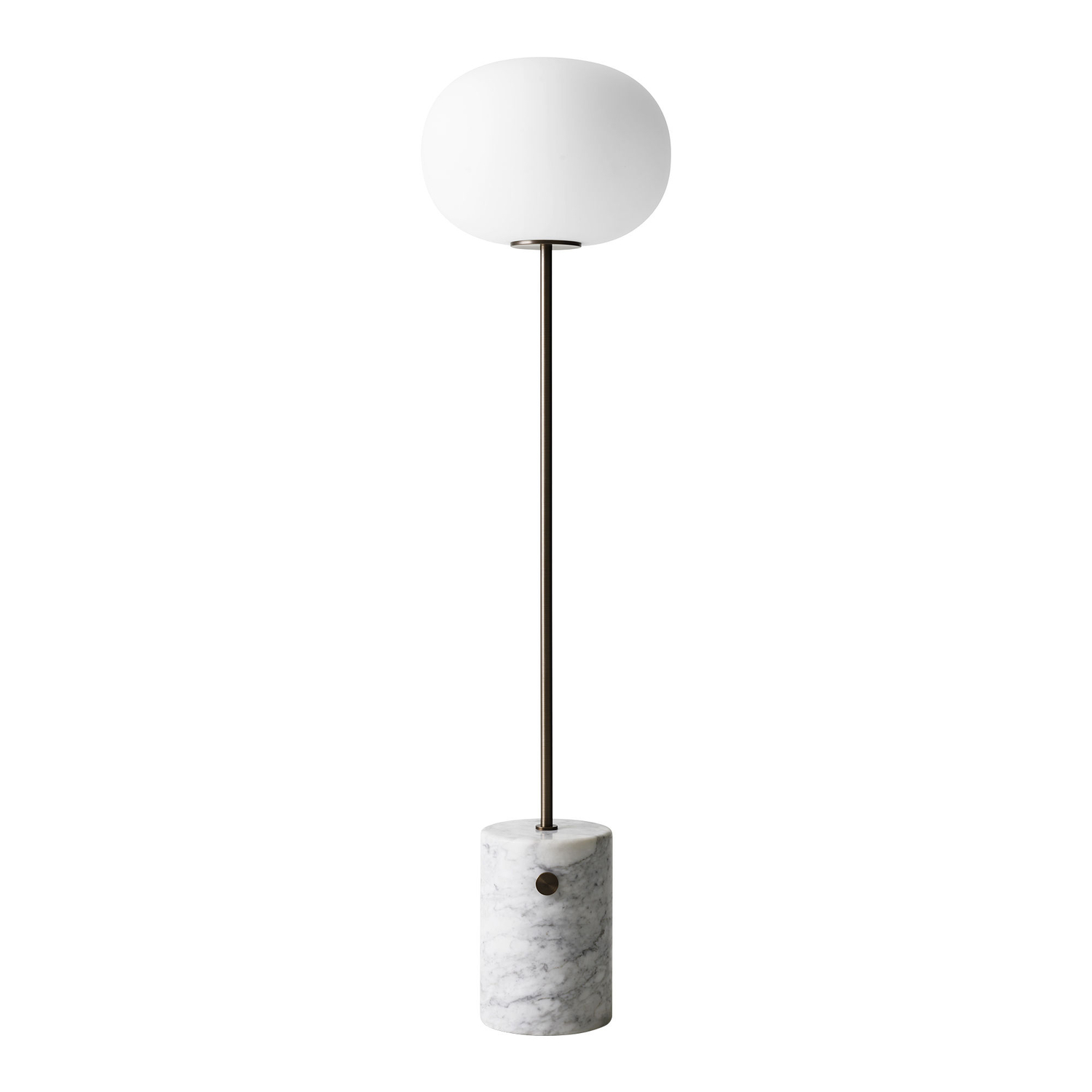 Audo Copenhagen White - Floor Lamp Jwda - Carrare Marble - Designer Jonas Wagell