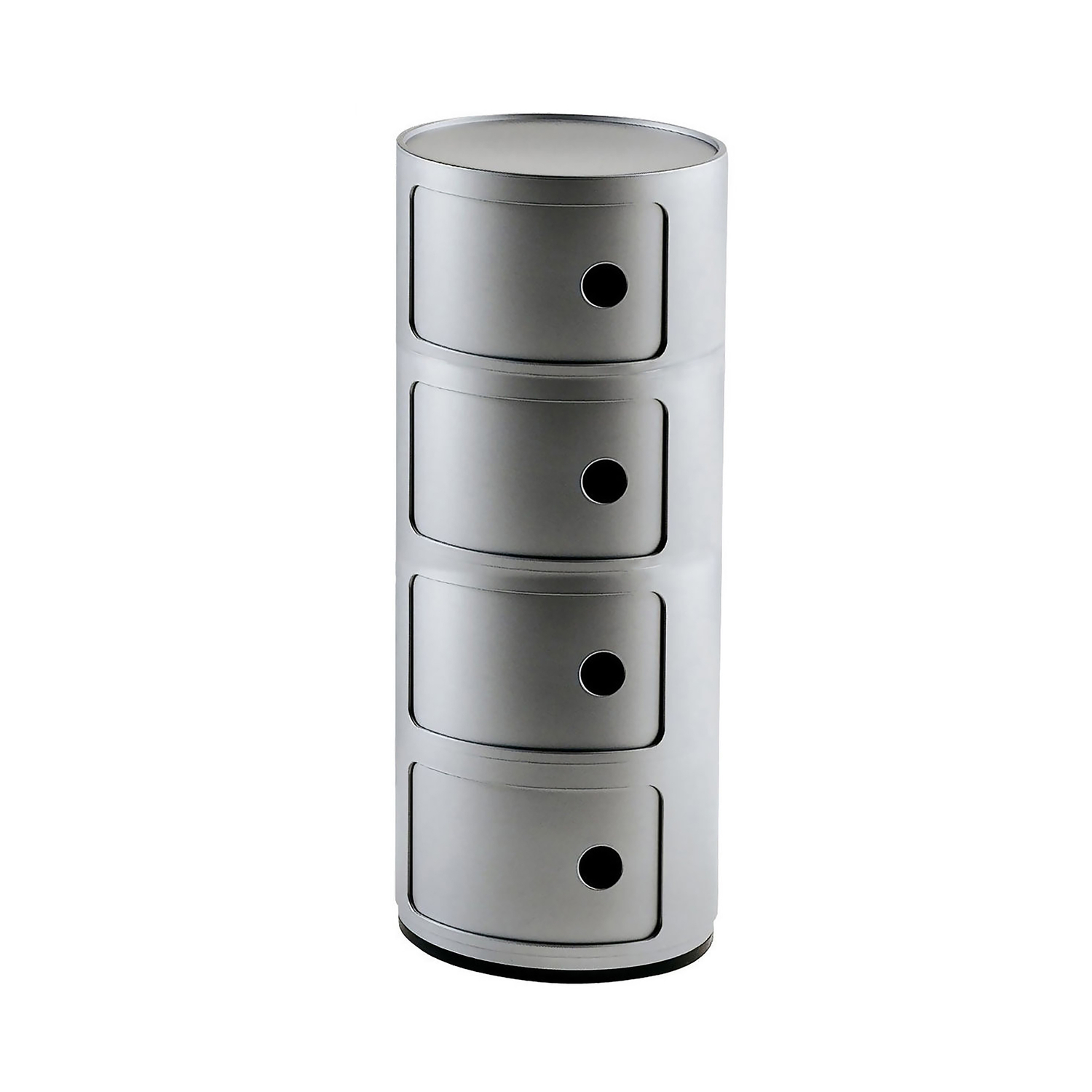 Kartell Silver - Storage Componibili - Abs - Designer Anna Castelli Ferrieri