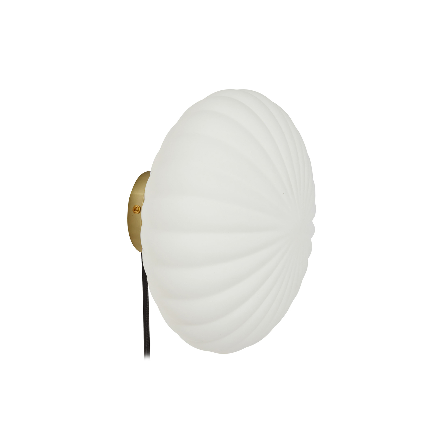 Hübsch Light/White - Wall With Plug Kumu - Iron