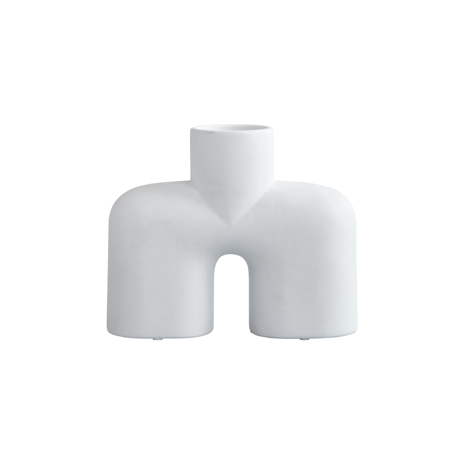 101 Copenhagen White - Vase Cobra - Ceramic - Designer Tommy Hyldahl