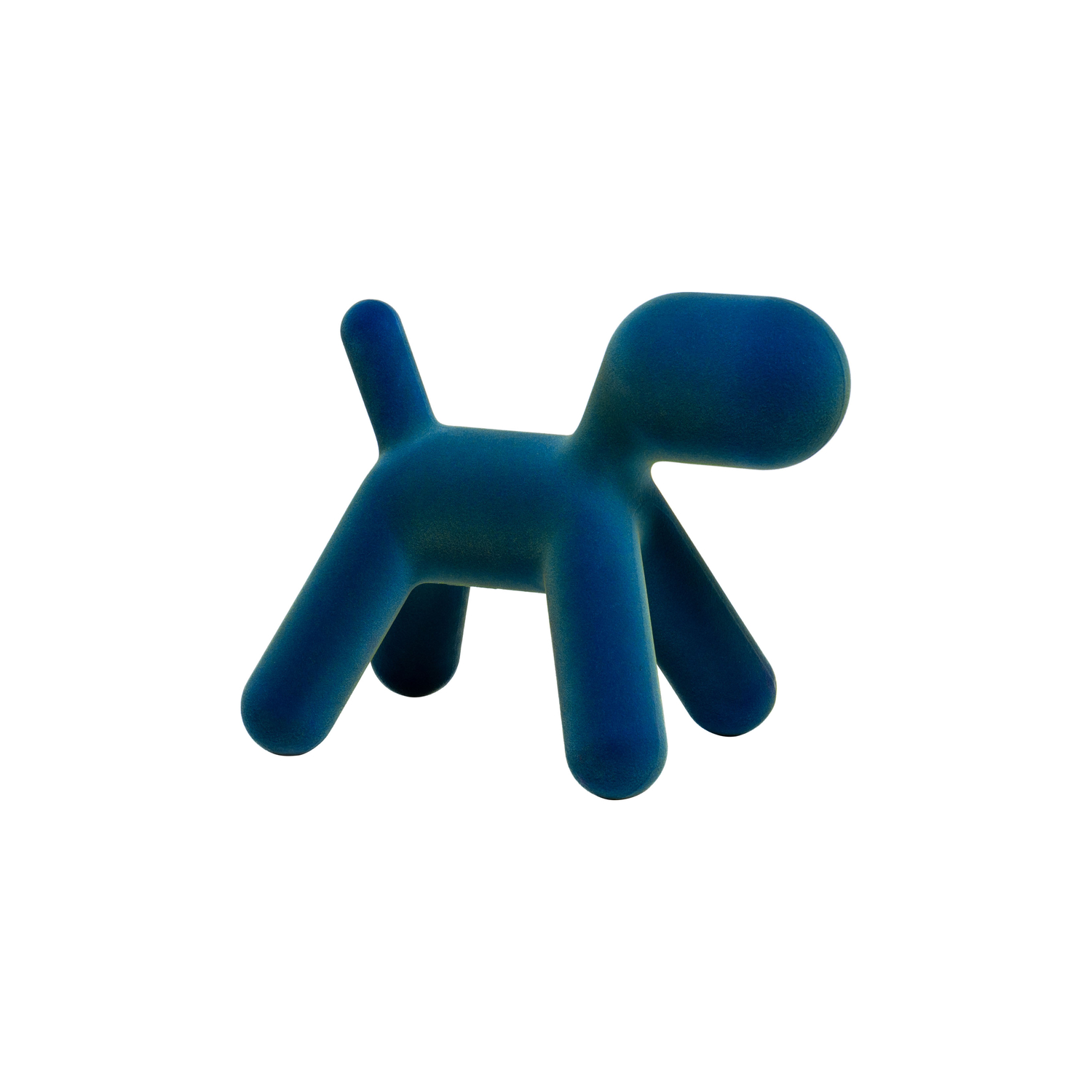 Magis Blue - Decoration Puppy - Flocked Polyethylene - Designer Eero Aarnio