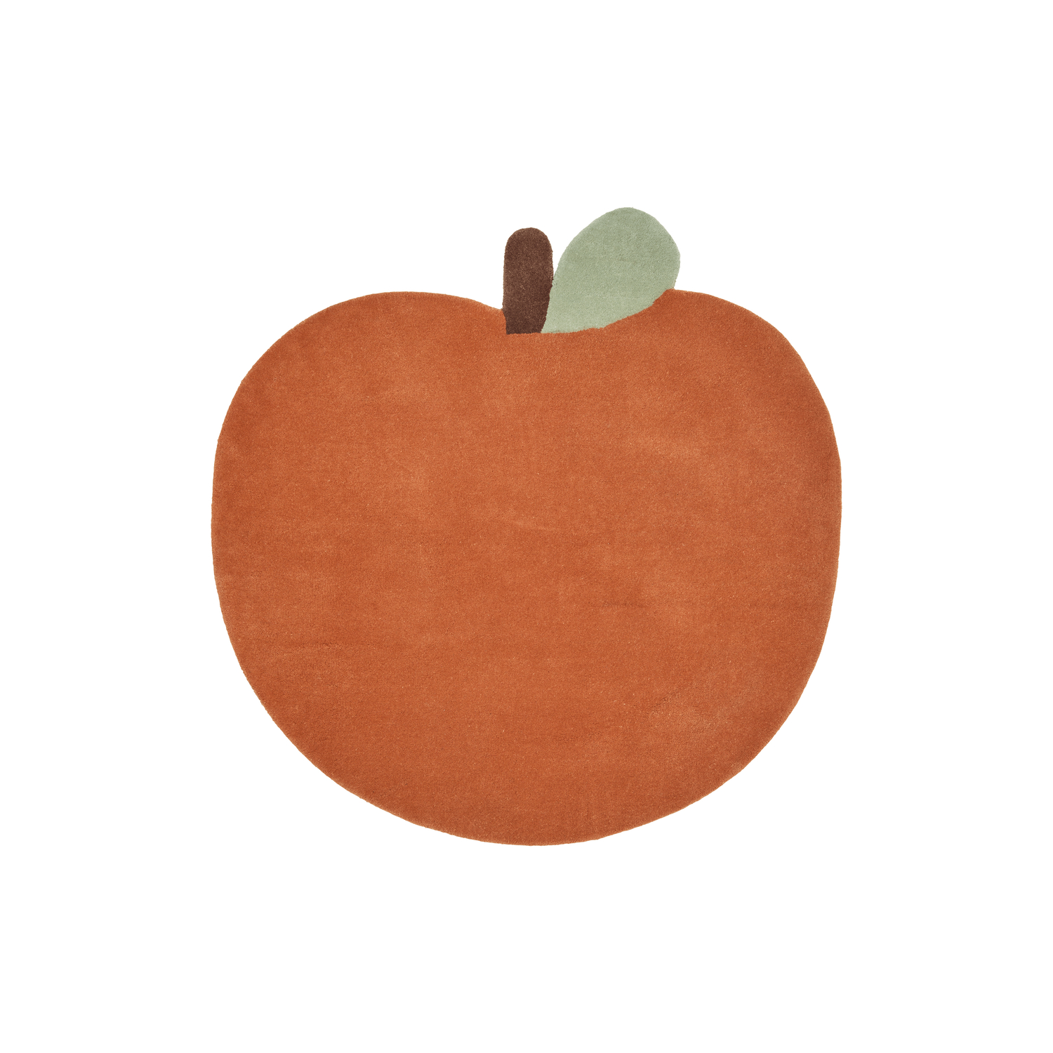 Ferm Living Orange - Rug Apple - New-Zealand Wool