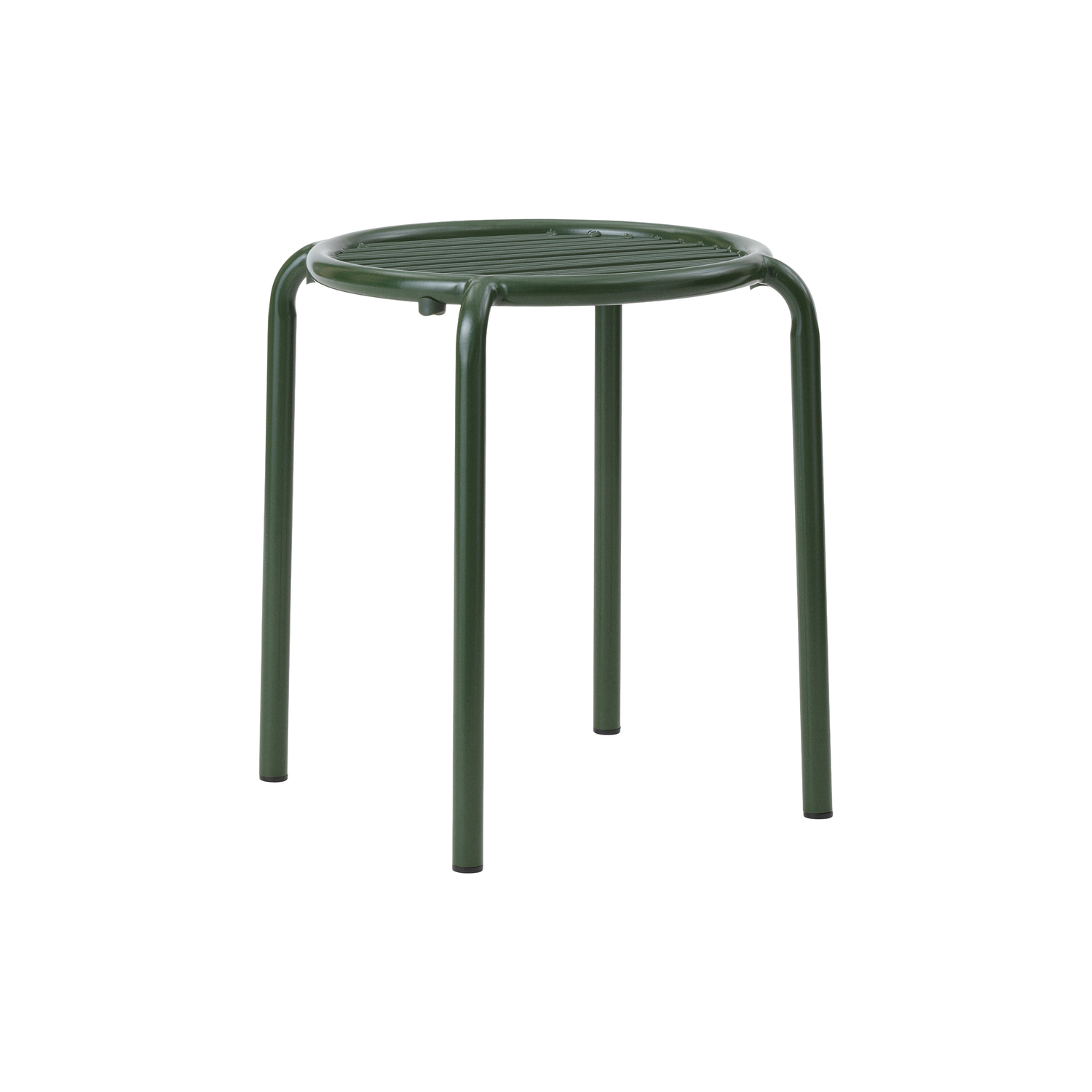 Normann Copenhagen Green - Stackable Stool Vig - Powder Coated Steel - Designer Simon Legald