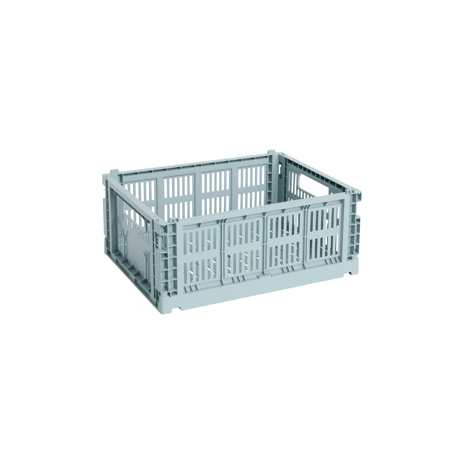 Hay Blue - Basket Colour Crate - Recycled Polypropylene - Designer Studio