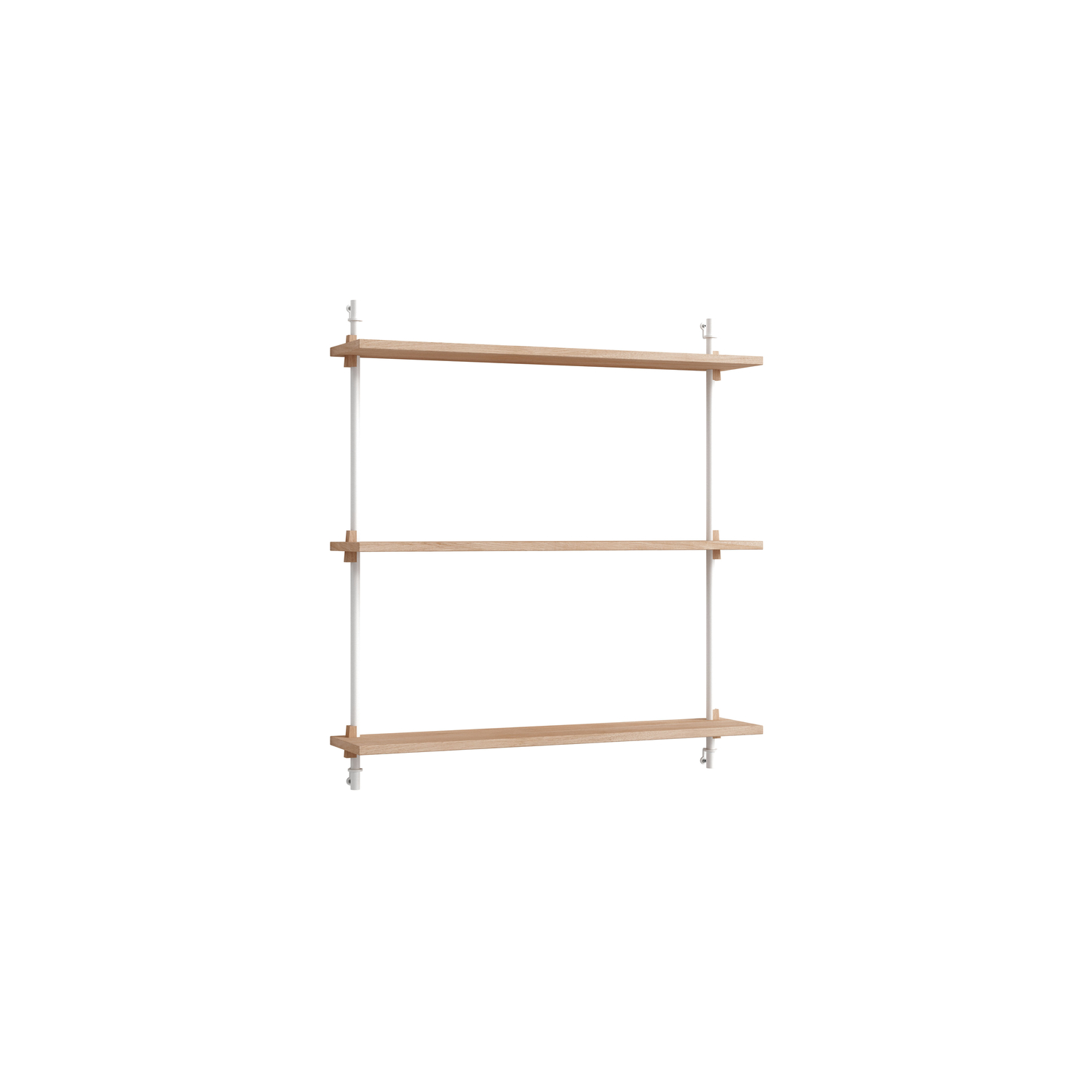 Moebe - Shelf Wall Shelving - Natural Wood - Oak Veneer Mdf
