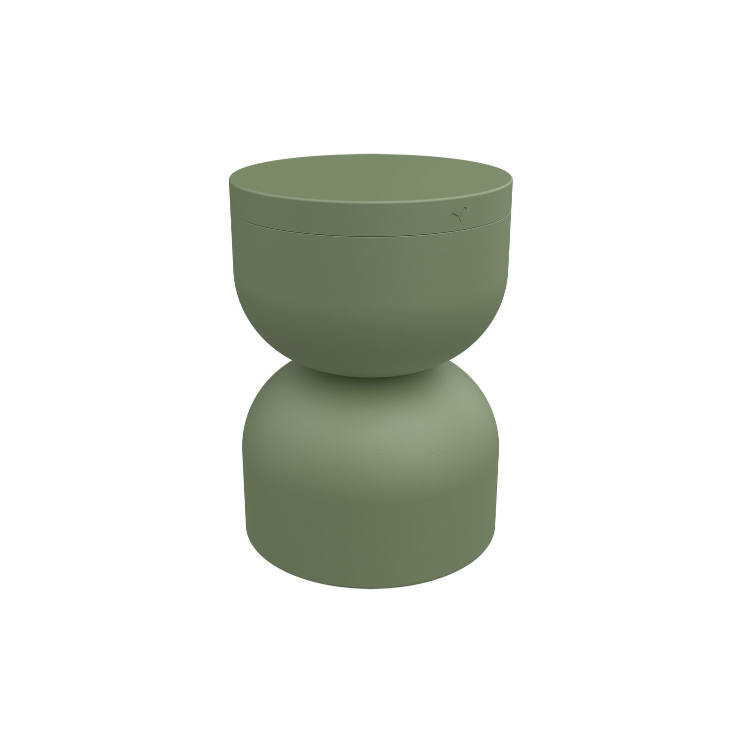 Fermob Green - Stool Piapolo - Aluminium - Designer Tristan Lohner