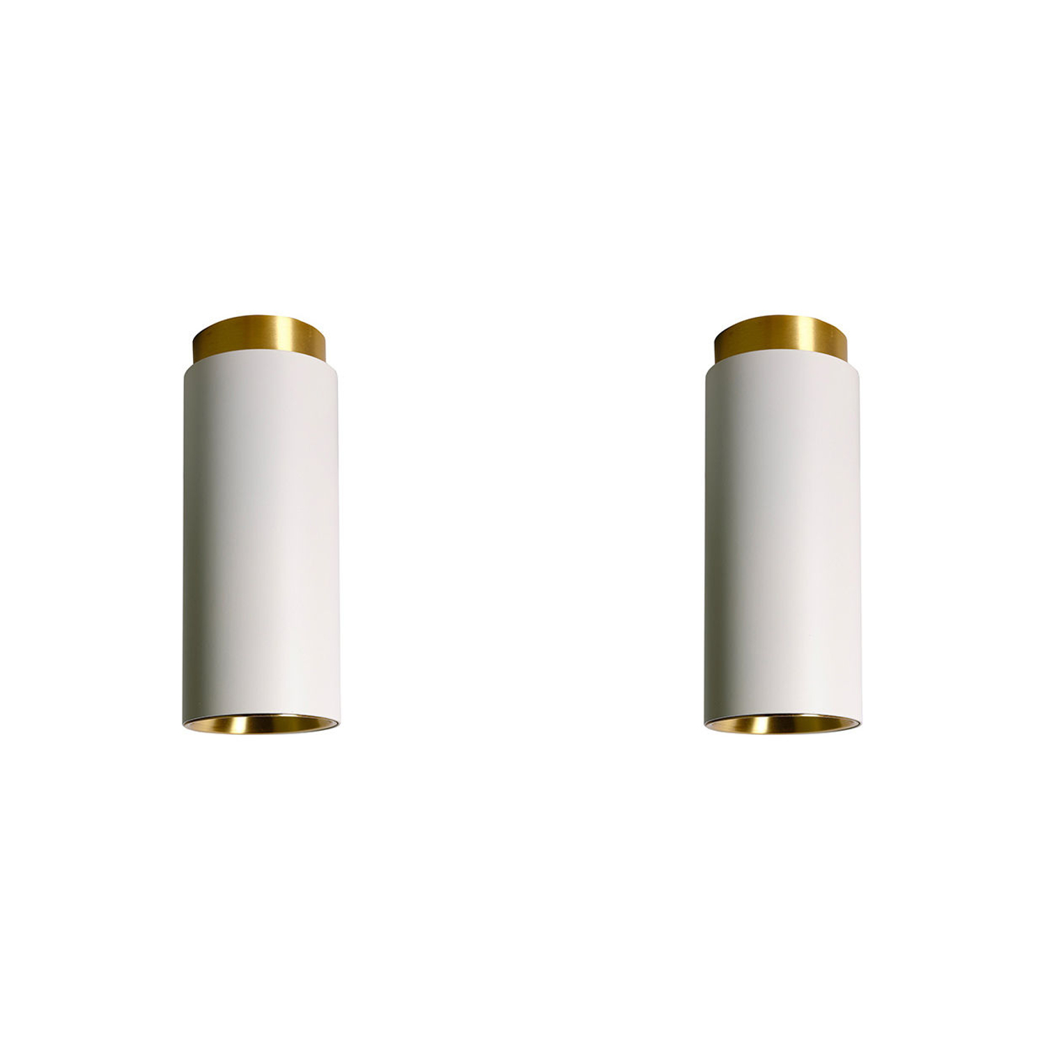 DCW éditions - Pack promo Tobo - Blanc - Laiton - Designer Marco Ferreri