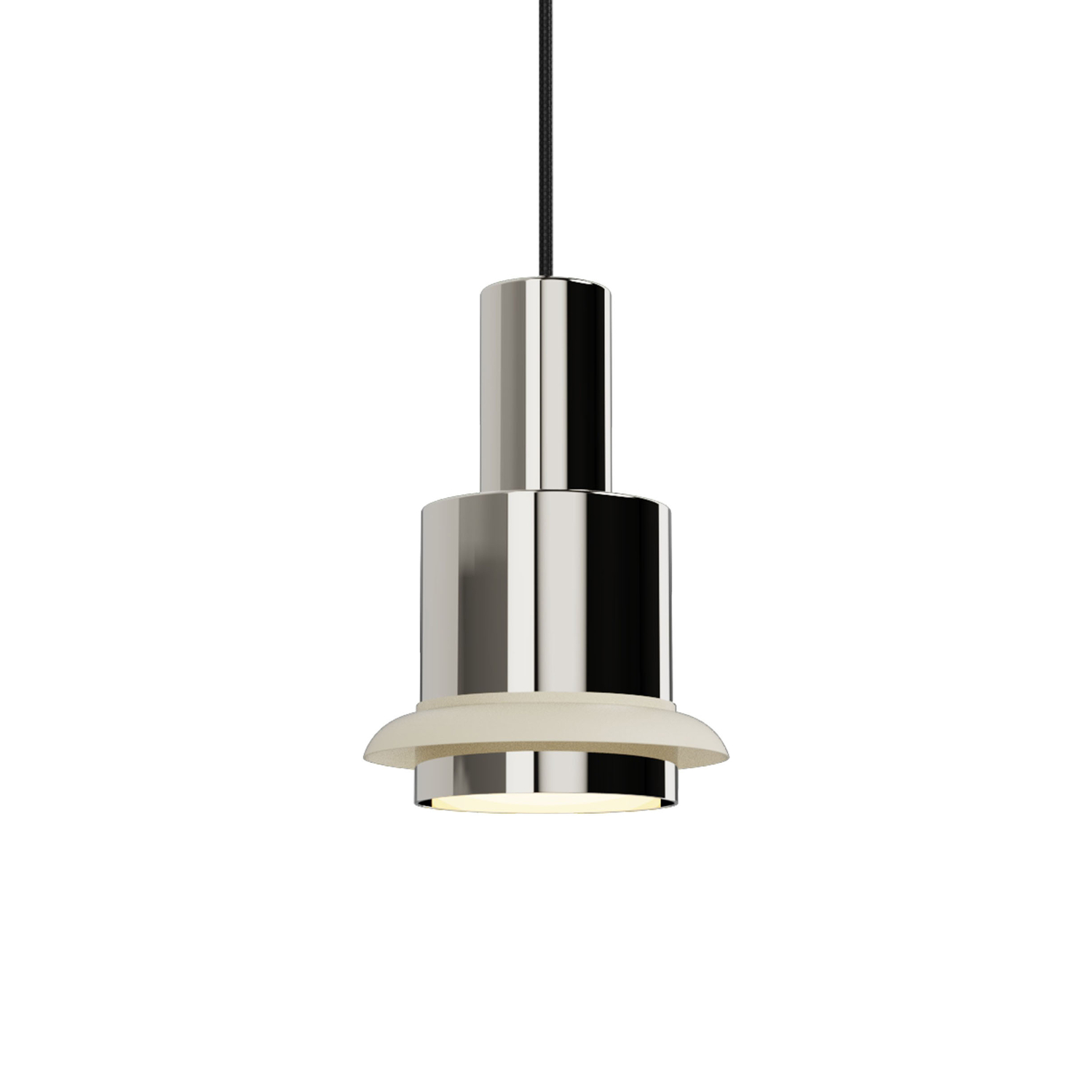 Dcw Éditions Silver - Pendant Chaumont - Steel - Designer Marc Held