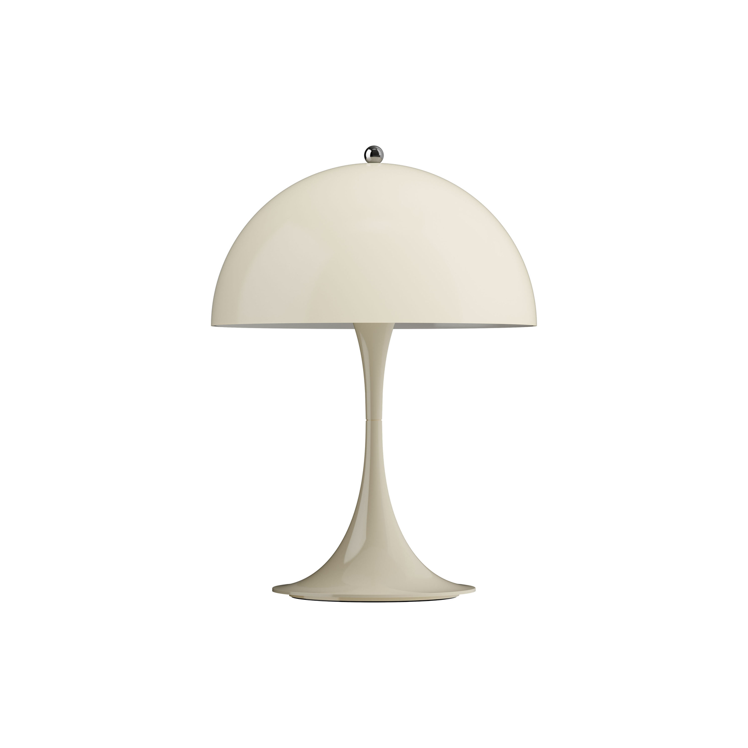 Louis Poulsen Beige - Wireless Rechargeable Lamp Panthella - Opal Acrylique - Designer Verner Panton