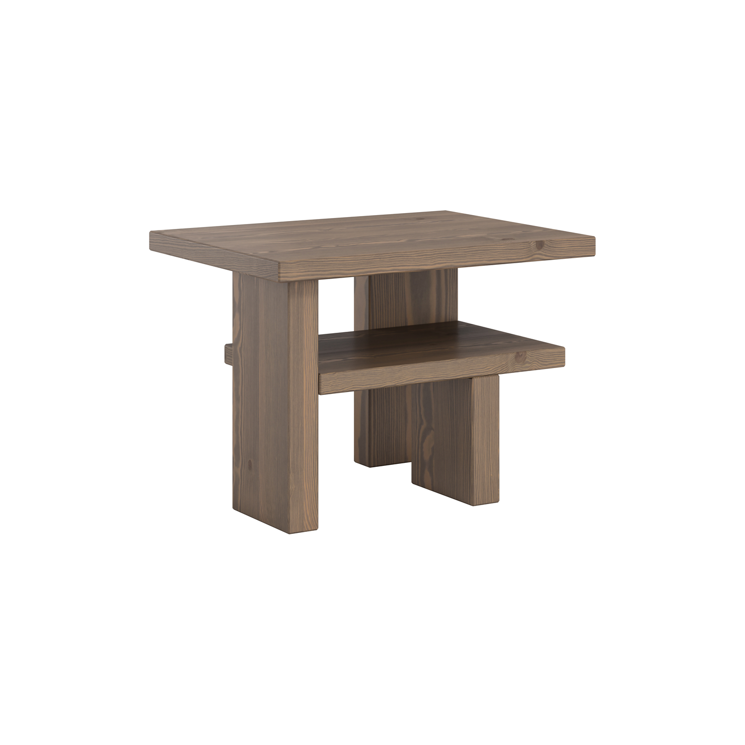 Karup Brown - End Table Japan - Fsc-Certified Lacquered Solid Pine